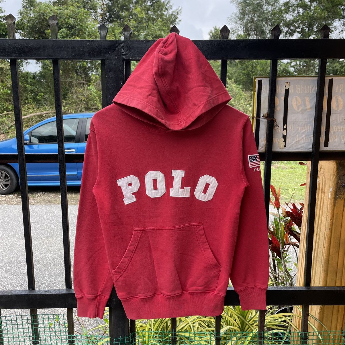 Polo Ralph Lauren 🔥Vintage Polo Ralph Lauren Big Spellout Pullover Hoodie Size US XS / EU 42 / 0 - 1 Thumbnail