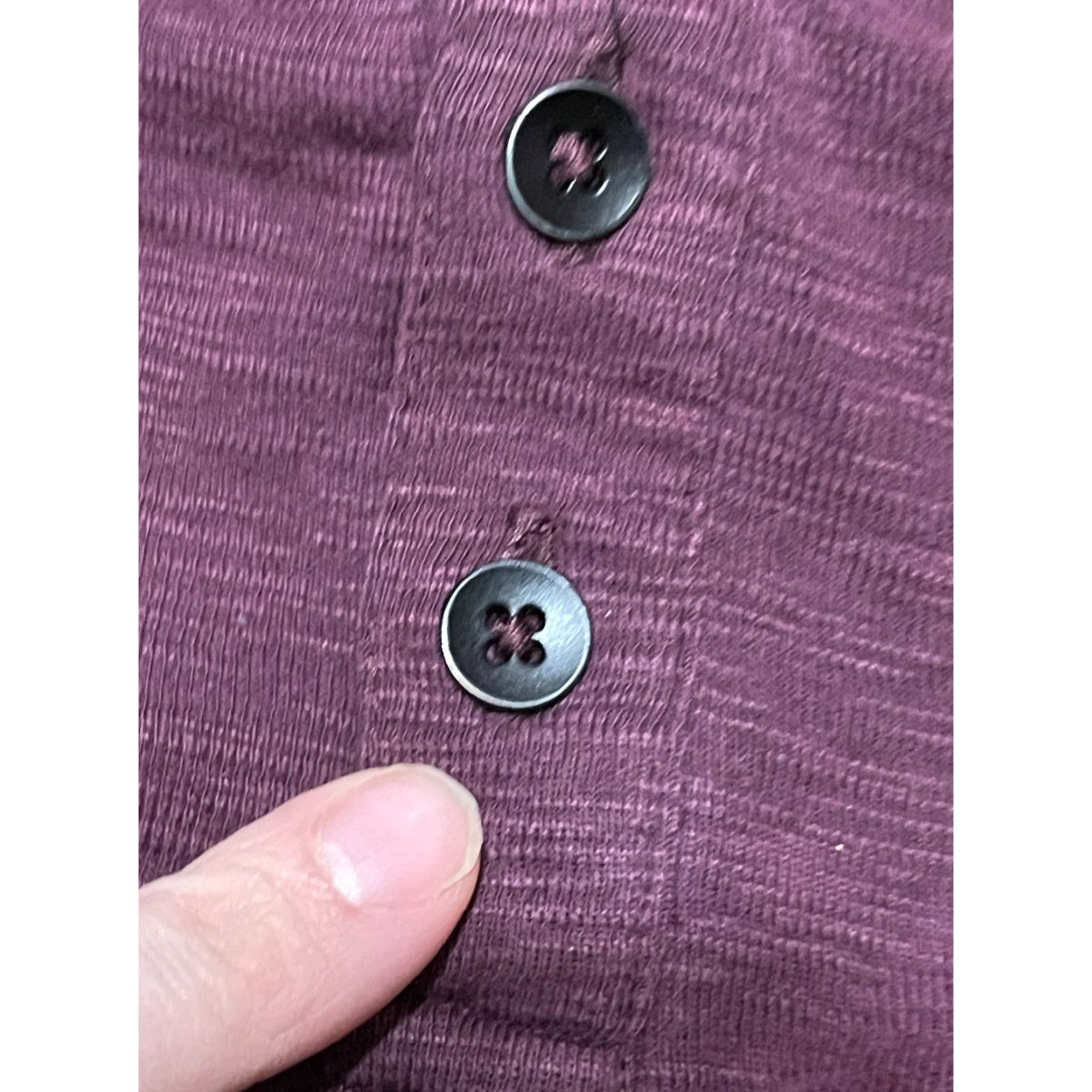 Apt. 9 APT.9 Shirt Mens XLT Purple Long Sleeve 1/4 Buttons Big & Tall T-Shirt Size US XL / EU 56 / 4 - 5 Thumbnail