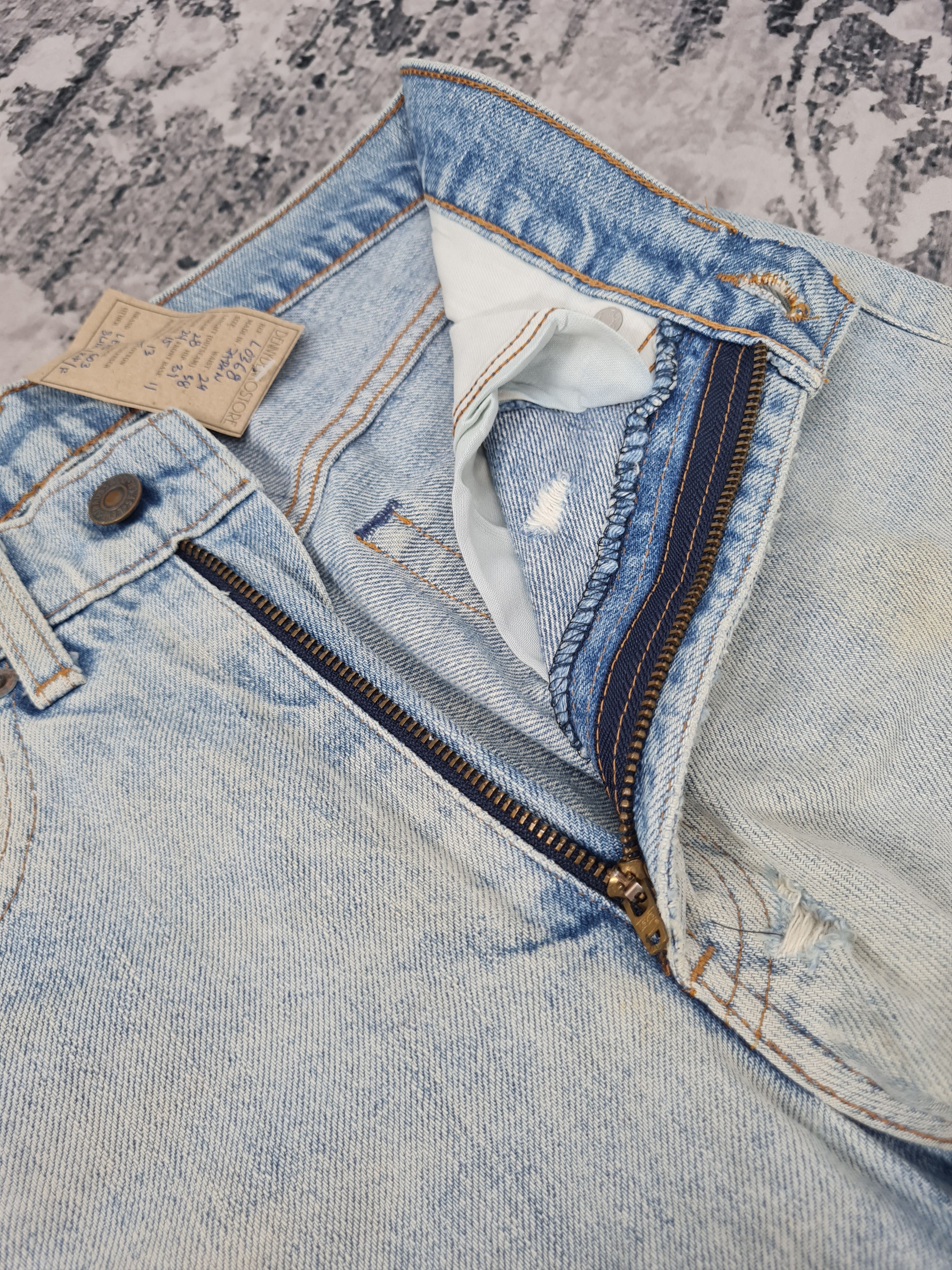 Levi's Vintage Clothing Vtg LEVIS 603 Slim Cut Light Blue Jeans L0368 Size 29X28 Size US 33 - 12 Thumbnail