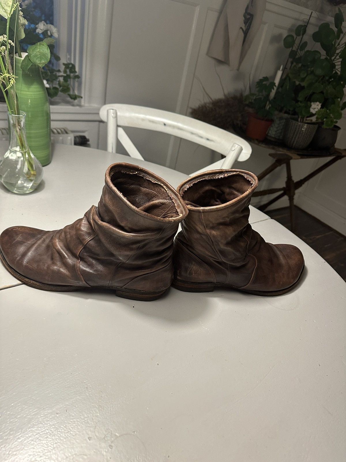 Maison MIHARA YASUHIRO Maison Mihara Yasuhiro wrinkled stacked