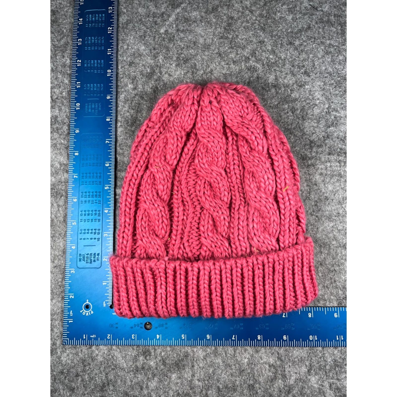 Pinko Momentum Brands Beanie Toque Adult One Size Pink Cable Knit 100% Polyester NEW Women Hat Beanie Winter Outdoor Ski Mens Womens Size ONE SIZE - 5 Thumbnail
