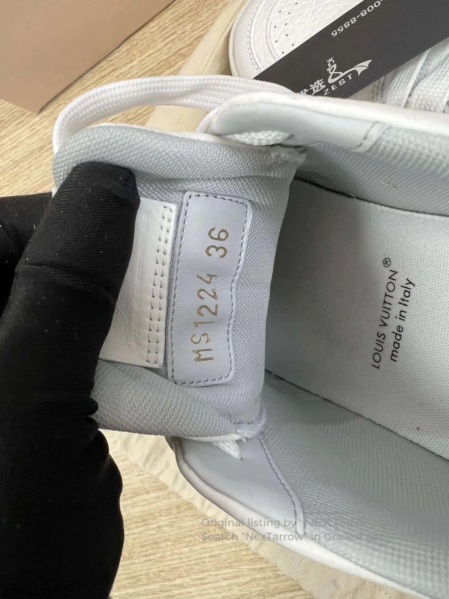 Louis Vuitton louis vuitton trainer color-blocked leather sneakers. Size US 6 / EU 39 - 8 Thumbnail