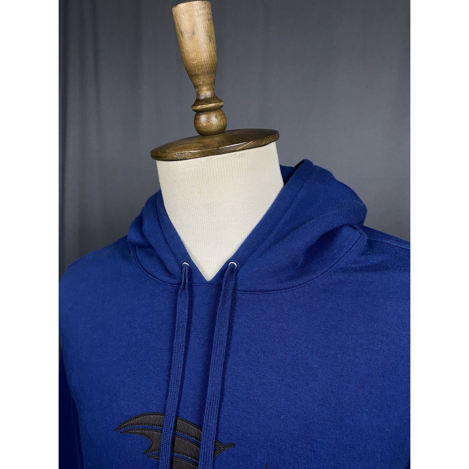 Hermes Hermès Big Logo Men's Blue Hoodie Sweater Size 2XL Size US XXL / EU 58 / 5 - 5 Thumbnail