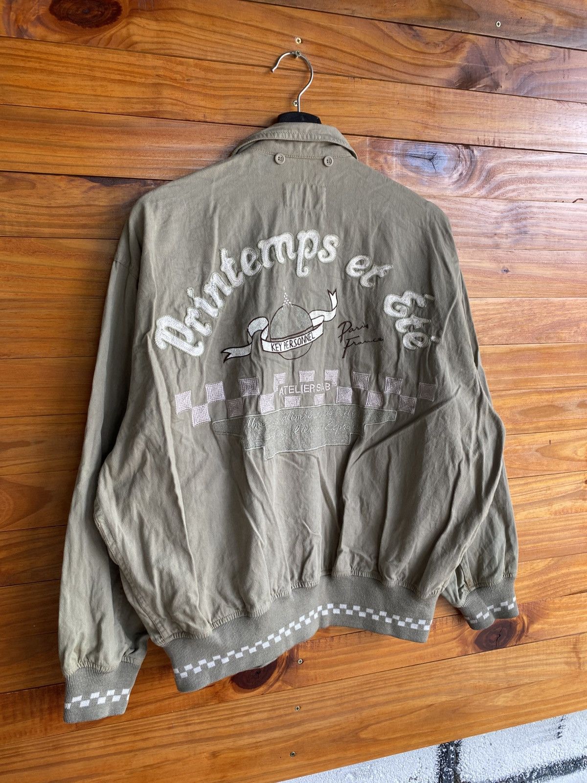 Japanese Brand Vintage Atelier SAB “Printemps et Été” Paris France Jacket Size US L / EU 52-54 / 3 - 10 Thumbnail