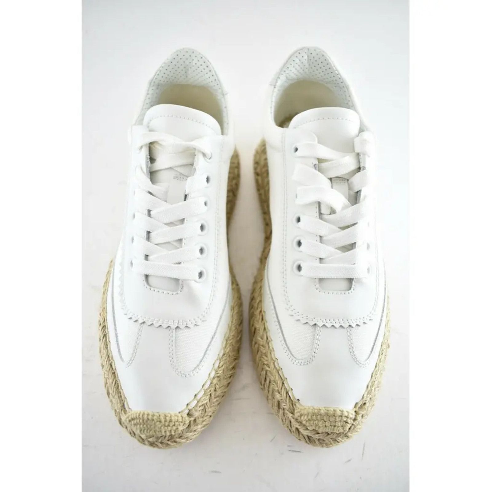 Christian Louboutin Christian Louboutin Flat White Bianco Platform Sneaker 40 Size US 10 / IT 40 - 7 Thumbnail