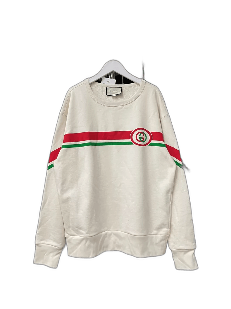 Gucci Sweatshirt with Red and Green Stripes