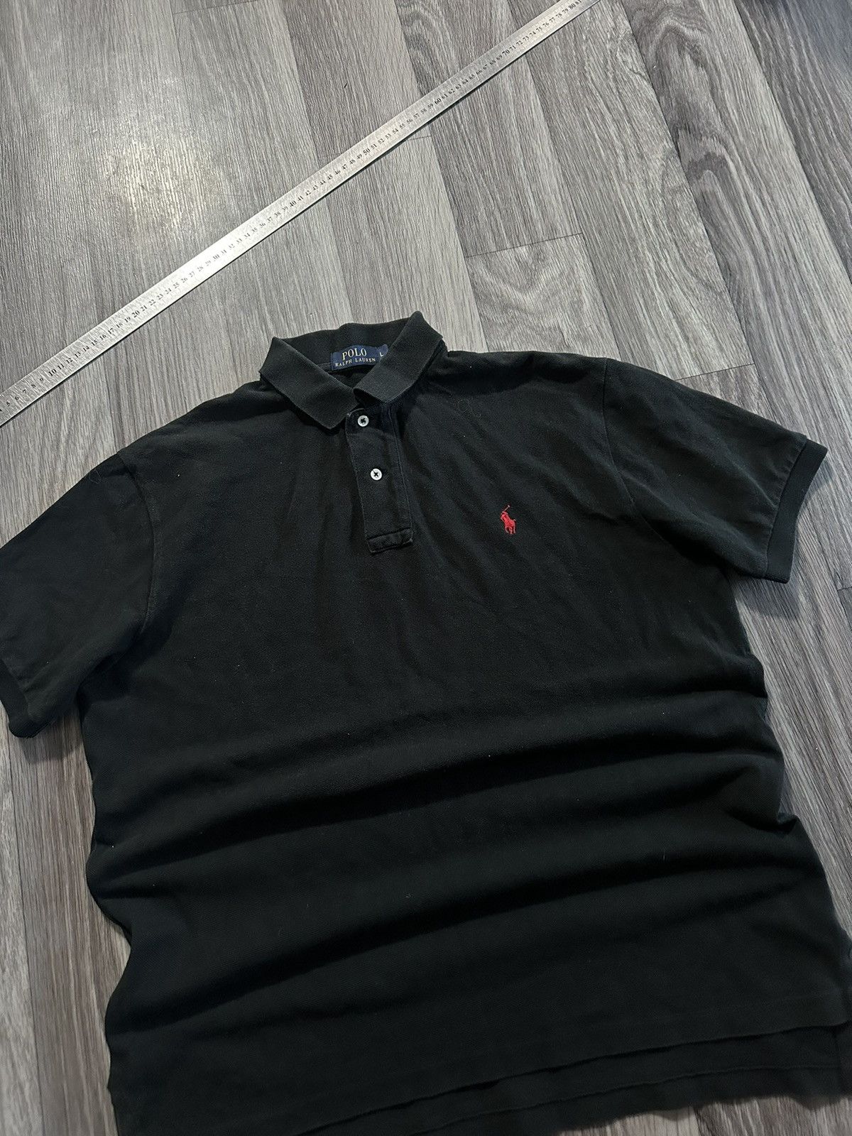 Polo Ralph Lauren Polo Ralph Lauren Black Polo t shirt oldmoney Size US L / EU 52-54 / 3 - 2 Thumbnail