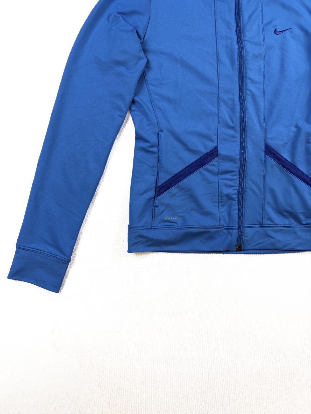 Nike Nike Dri-FIT Blue Men's Windbreaker Jacket Size US L / EU 52-54 / 3 - 3 Thumbnail