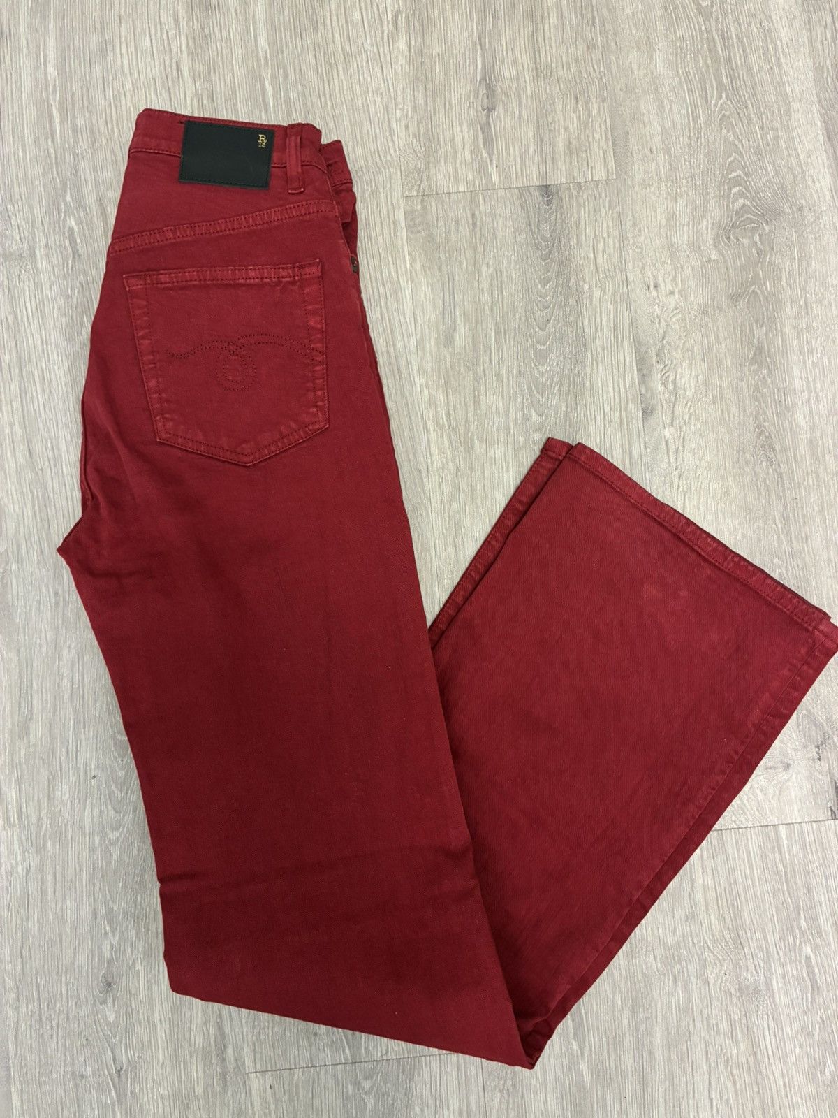 R13 Jane Jean Vivid Red Stretch 27 Size 27" / US 4 / IT 40 - 14 Thumbnail