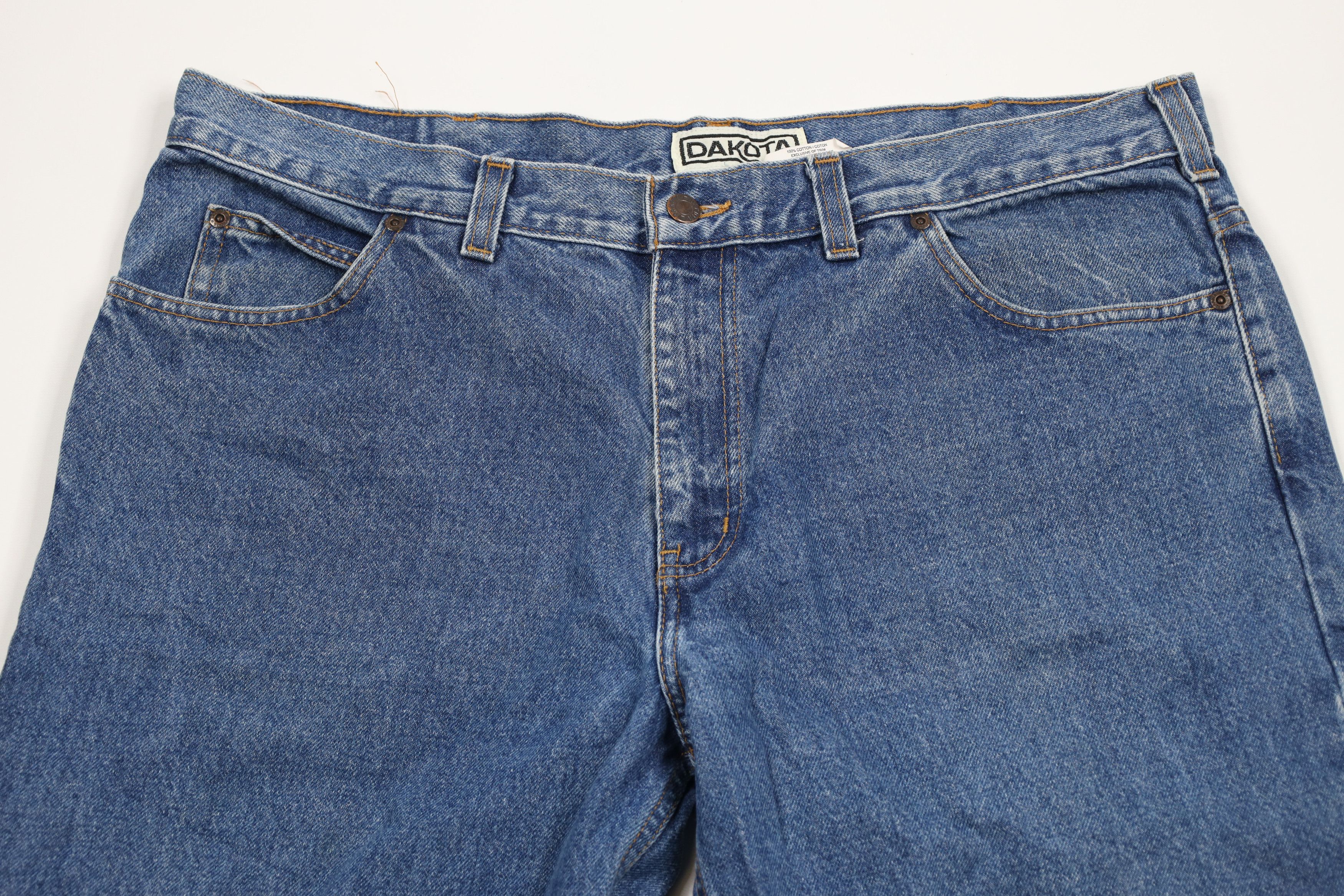 Vintage Vintage 90s Streetwear Baggy Fit Wide Leg Denim Jeans Blue Size US 40 / EU 56 - 2 Thumbnail