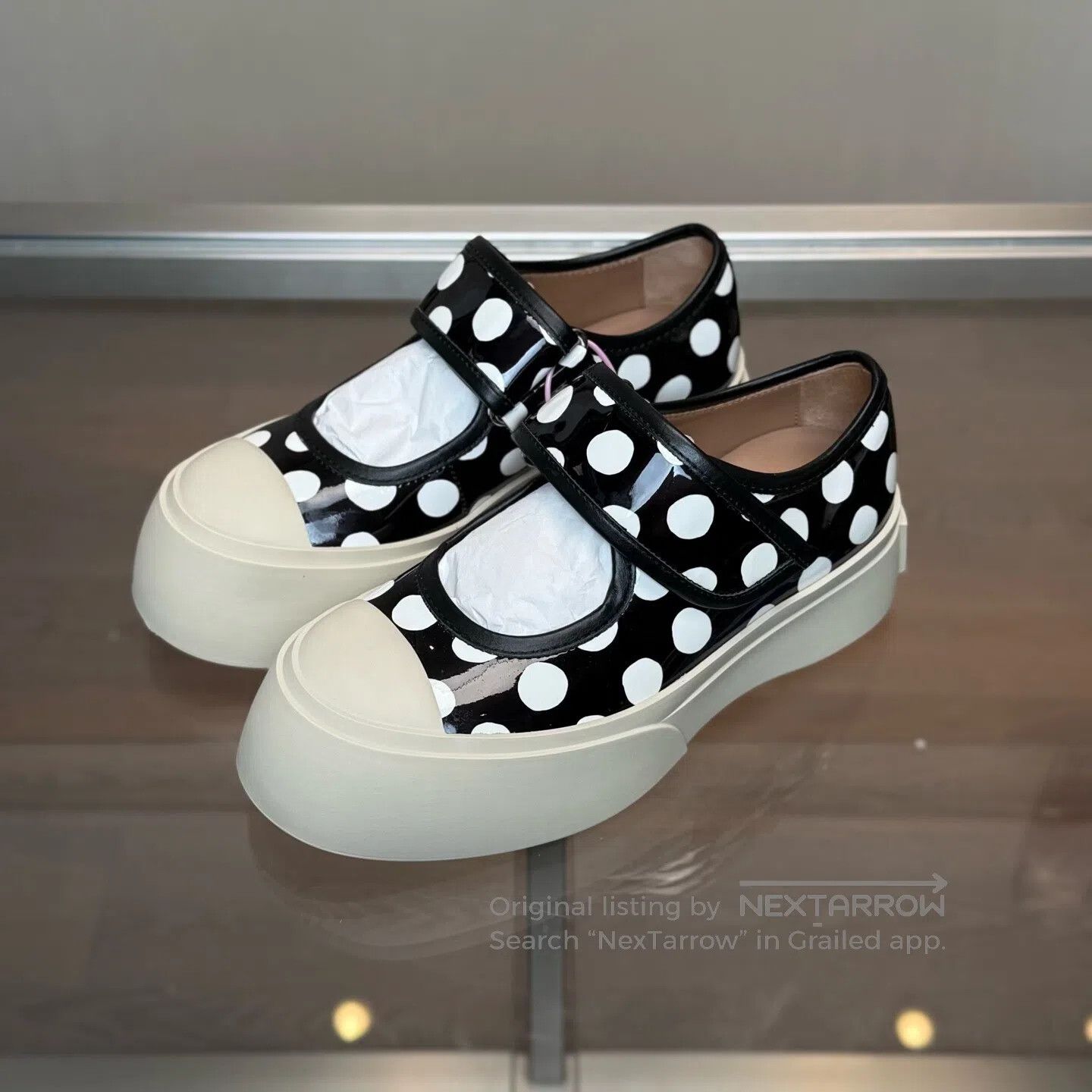 Marni MARNI Polka-dot Mary Jane boot Size US 5.5 / IT 35.5 - 1 Thumbnail