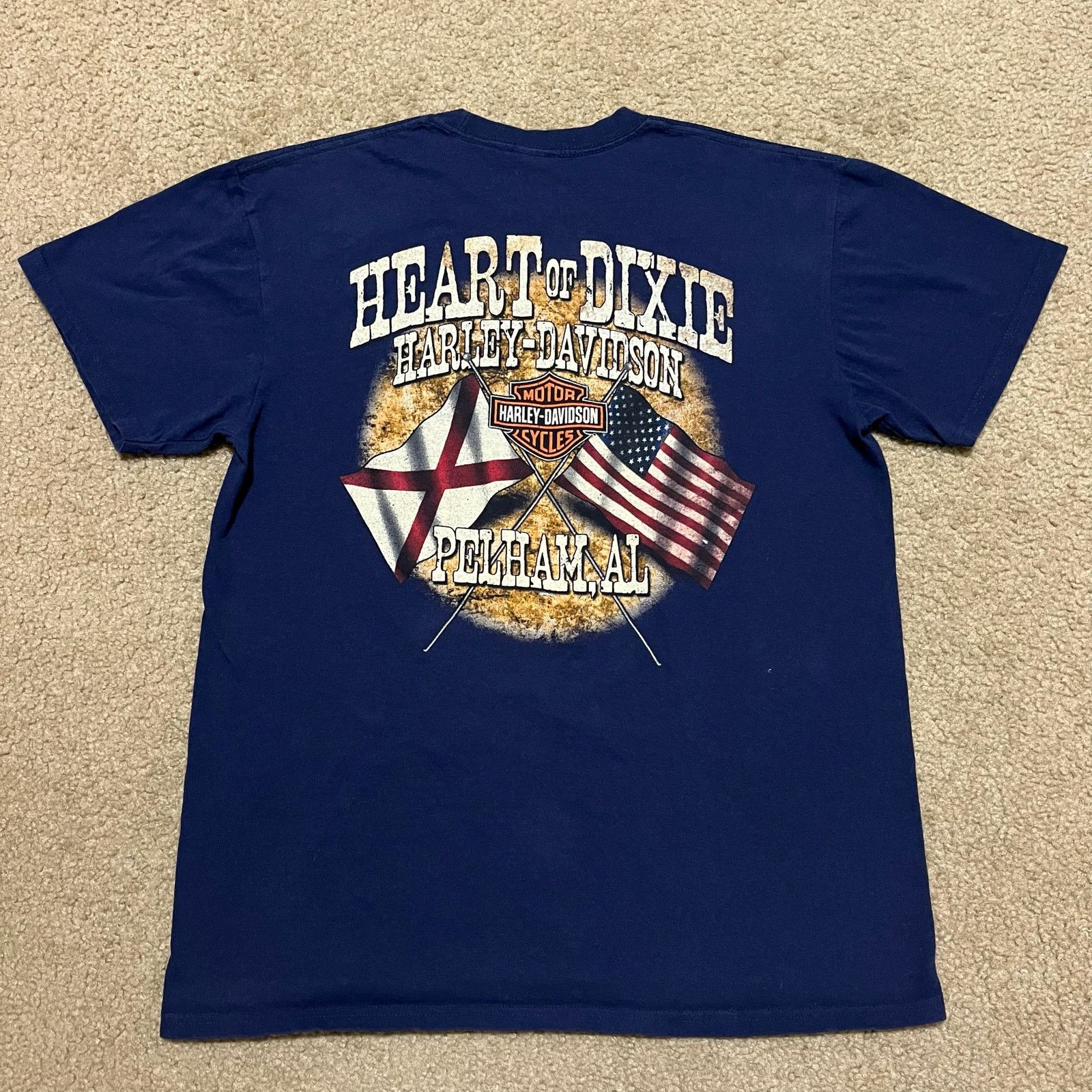 Harley Davidson Harley Davidson Pelham, Alabama Heart of Dixie Biker Shirt Size US L / EU 52-54 / 3 - 2 Thumbnail