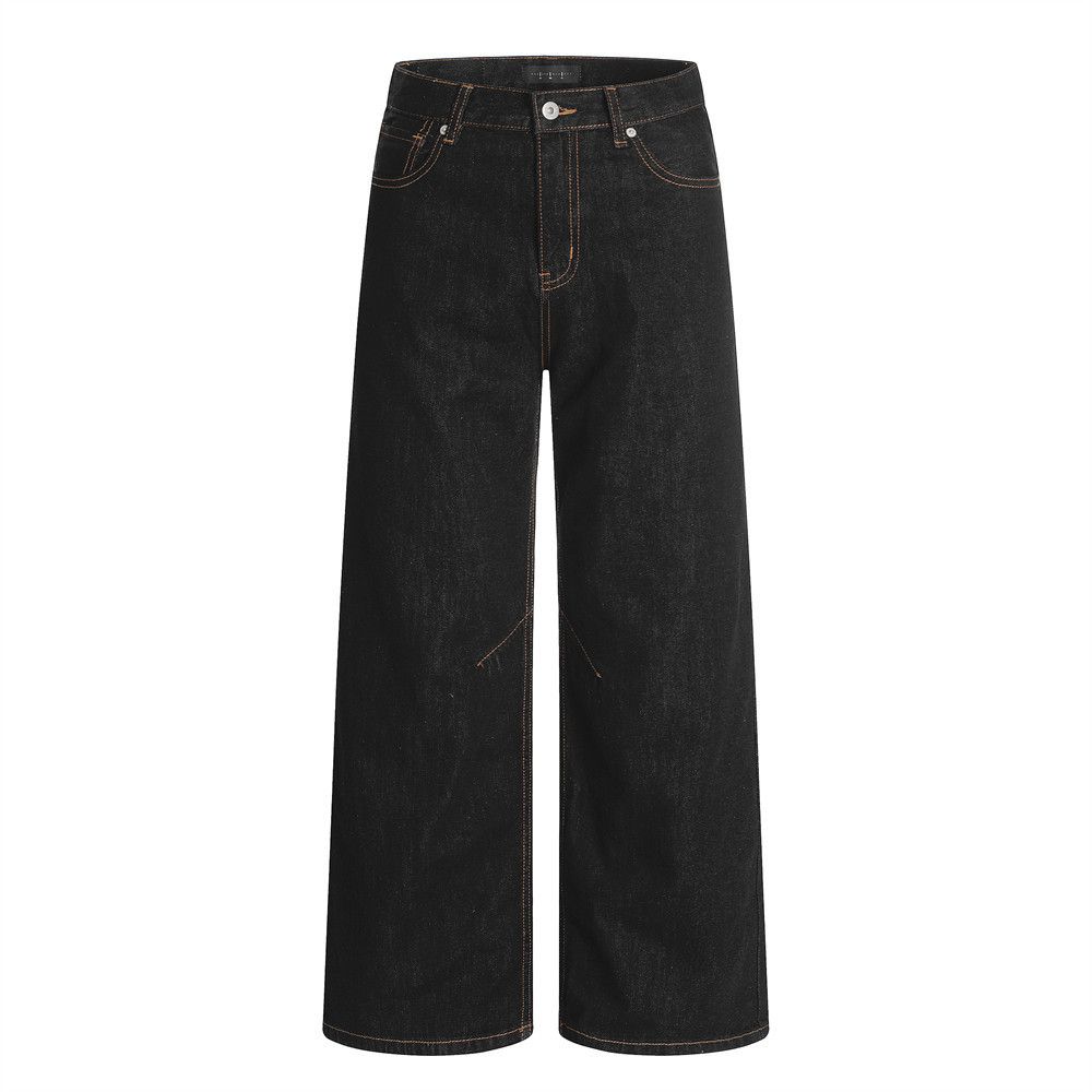 Japanese Brand × Jean Street men's contrast color pocket straight casual jeans Size US 32 / EU 48 - 2 Thumbnail