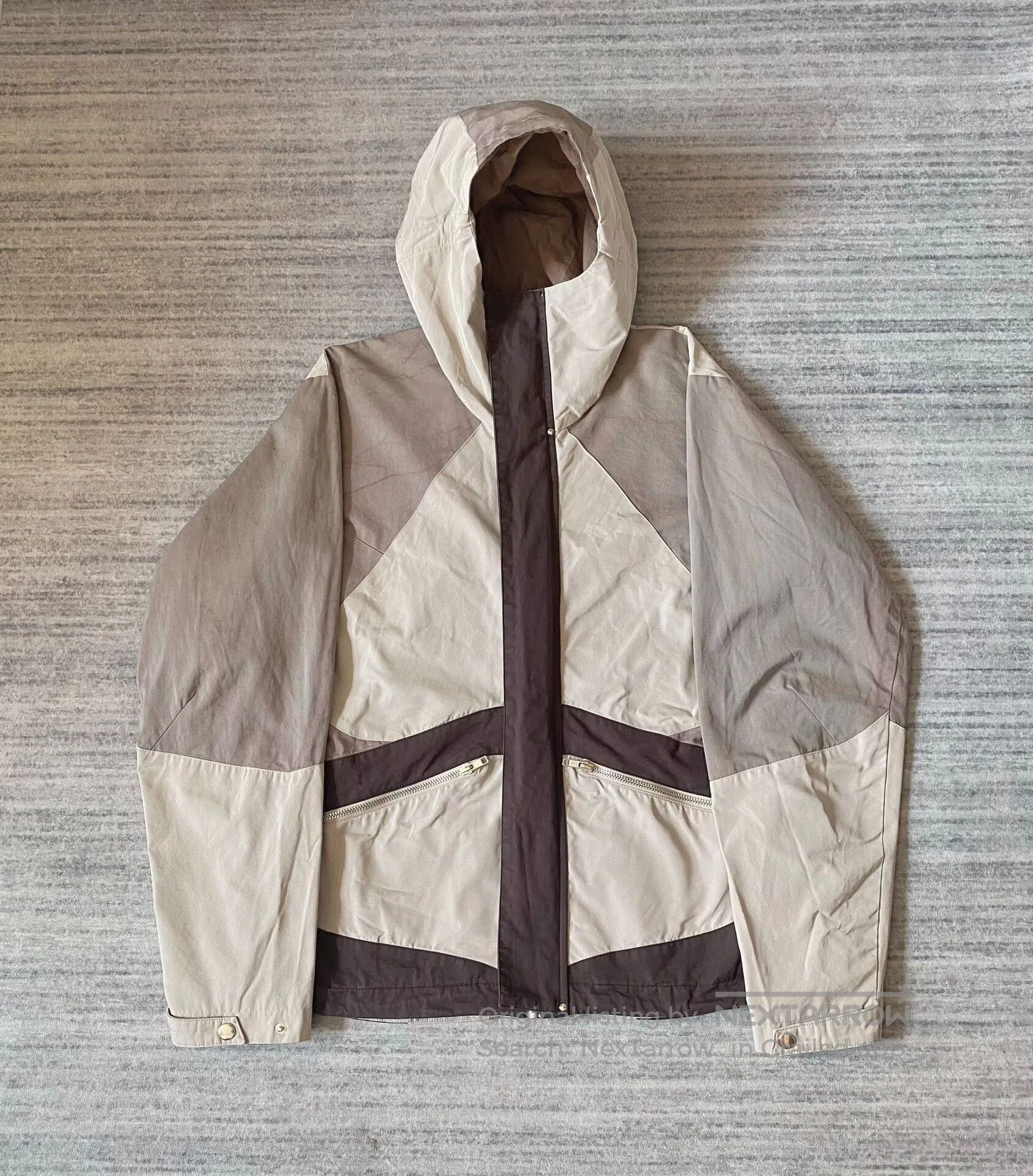 arnar mar jonsson color block windbreaker jacket.