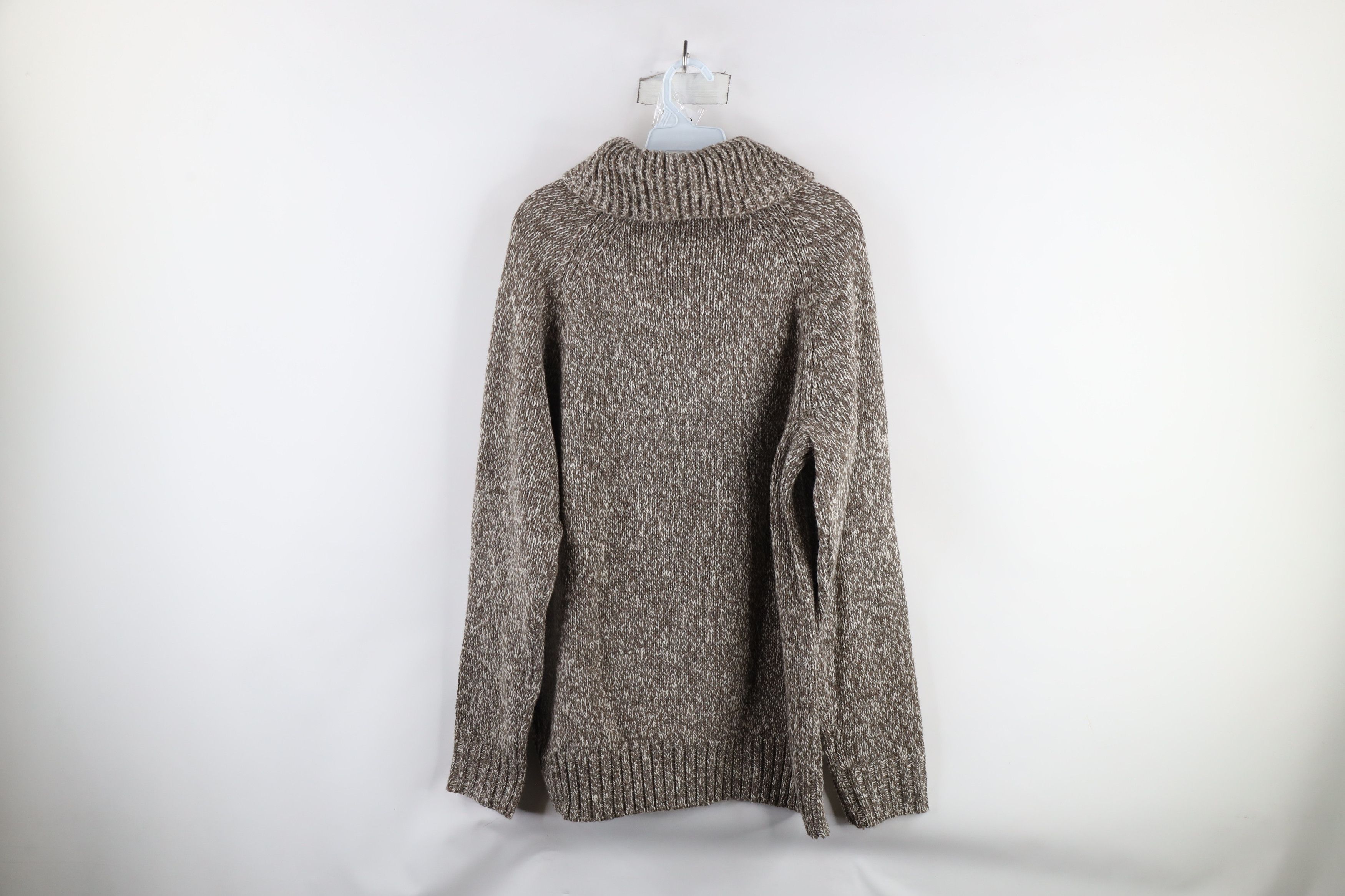 Eddie Bauer × Vintage Deadstock Vintage Eddie Bauer Wool Blend Knit Shawl Sweater Size US L / EU 52-54 / 3 - 9 Thumbnail