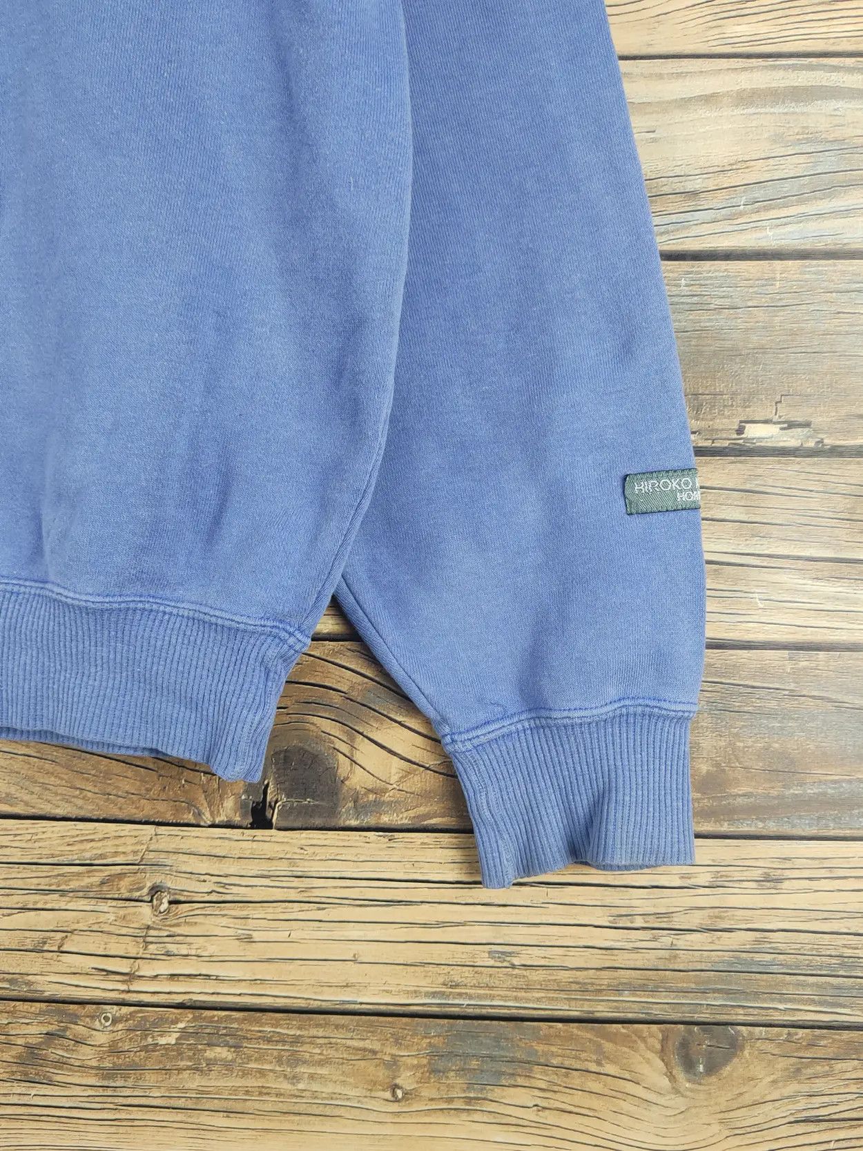 Hiroko Koshino Homme DL Hiroko Koshino Homme vintage Blue Sweatshirts #621T Size US M / EU 48-50 / 2 - 13 Thumbnail