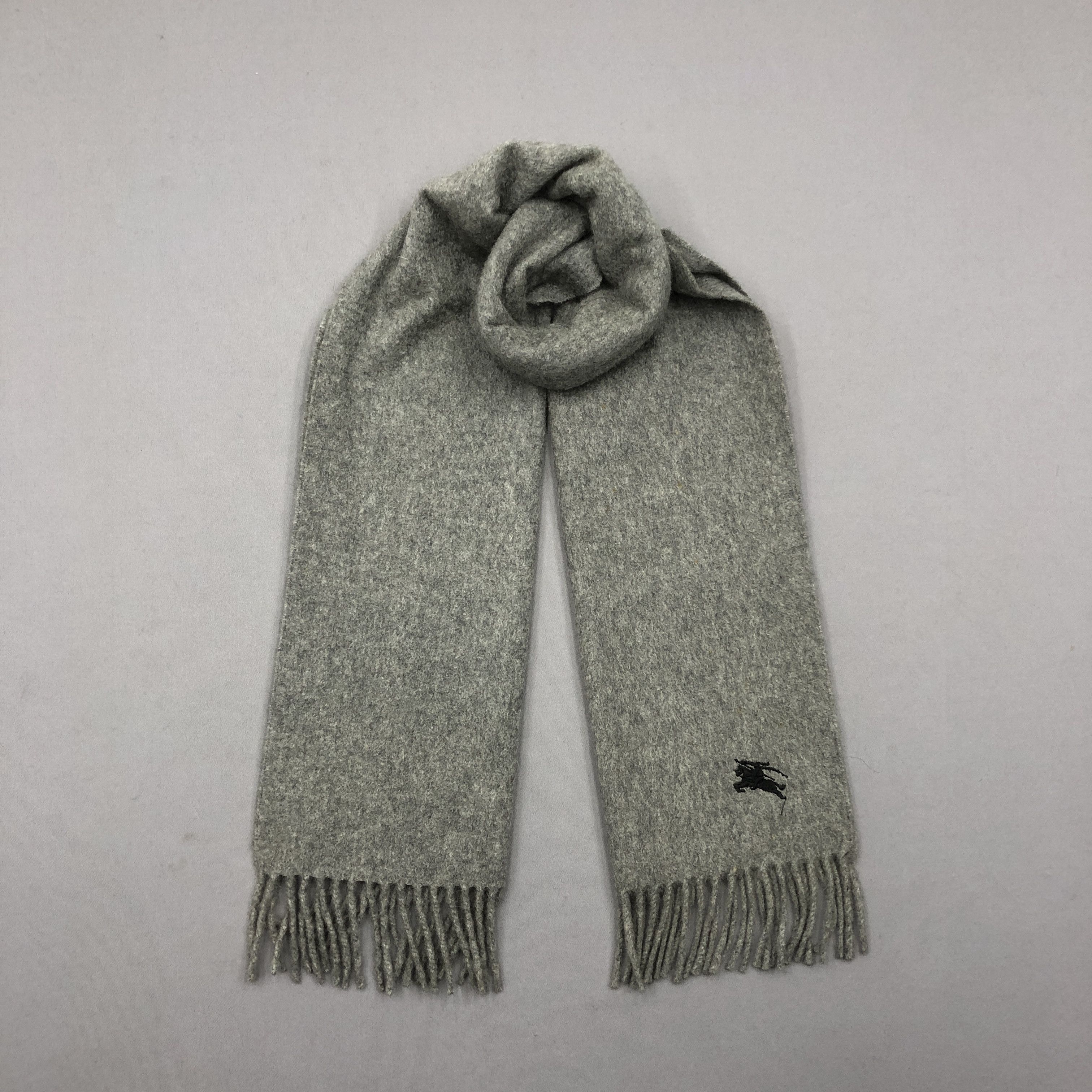Burberry Vintage Burberry Scarf Muffler Wool Cashmere Scarves Size ONE SIZE - 1 Thumbnail