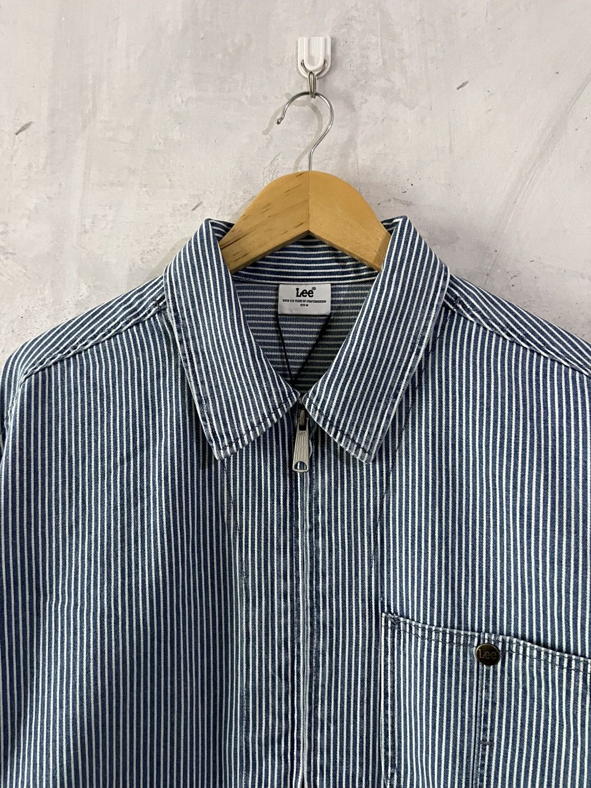 Lee Lee denim Hickory work Jacket Size US M / EU 48-50 / 2 - 4 Thumbnail