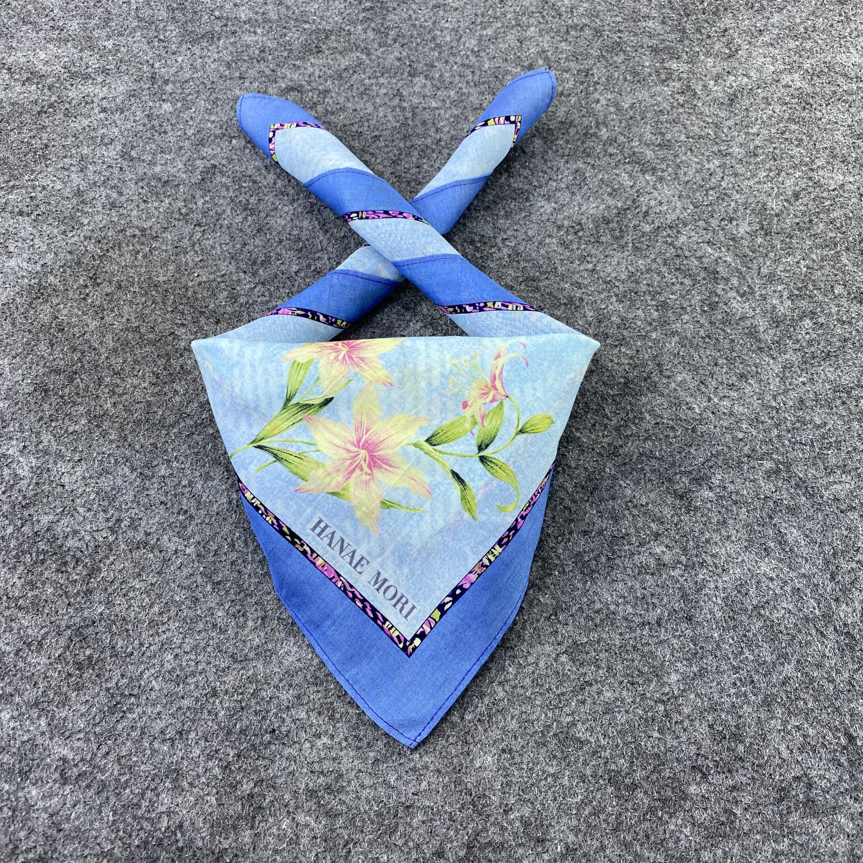 Hanae Mori Hanae Mori Handkerchief / Bandana / Neckerchief-B1137 Size ONE SIZE - 2 Thumbnail