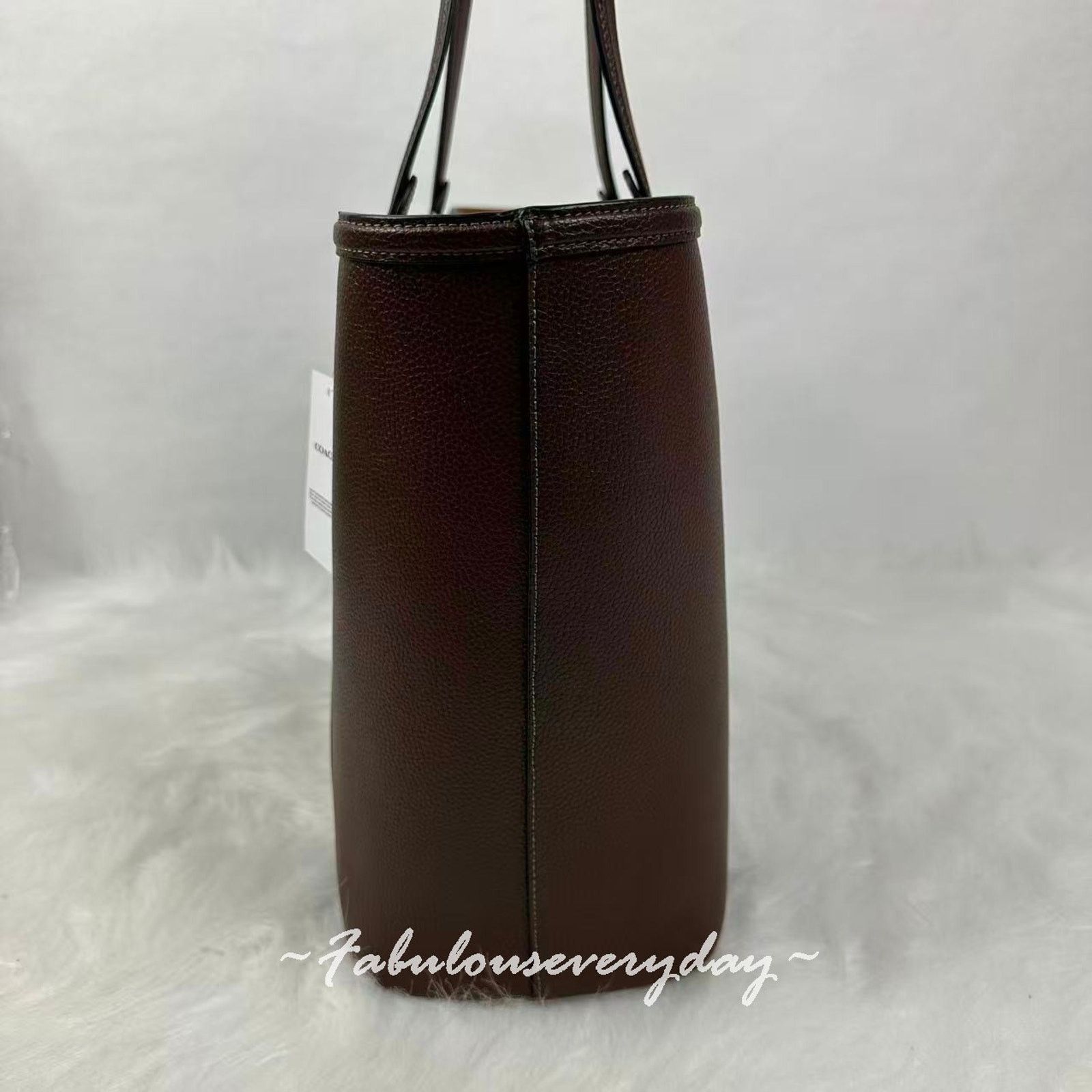 Coach Coach Legacy Tote Bag Shoulder Bag Leather/Brass/Maple Brown Size ONE SIZE - 3 Thumbnail