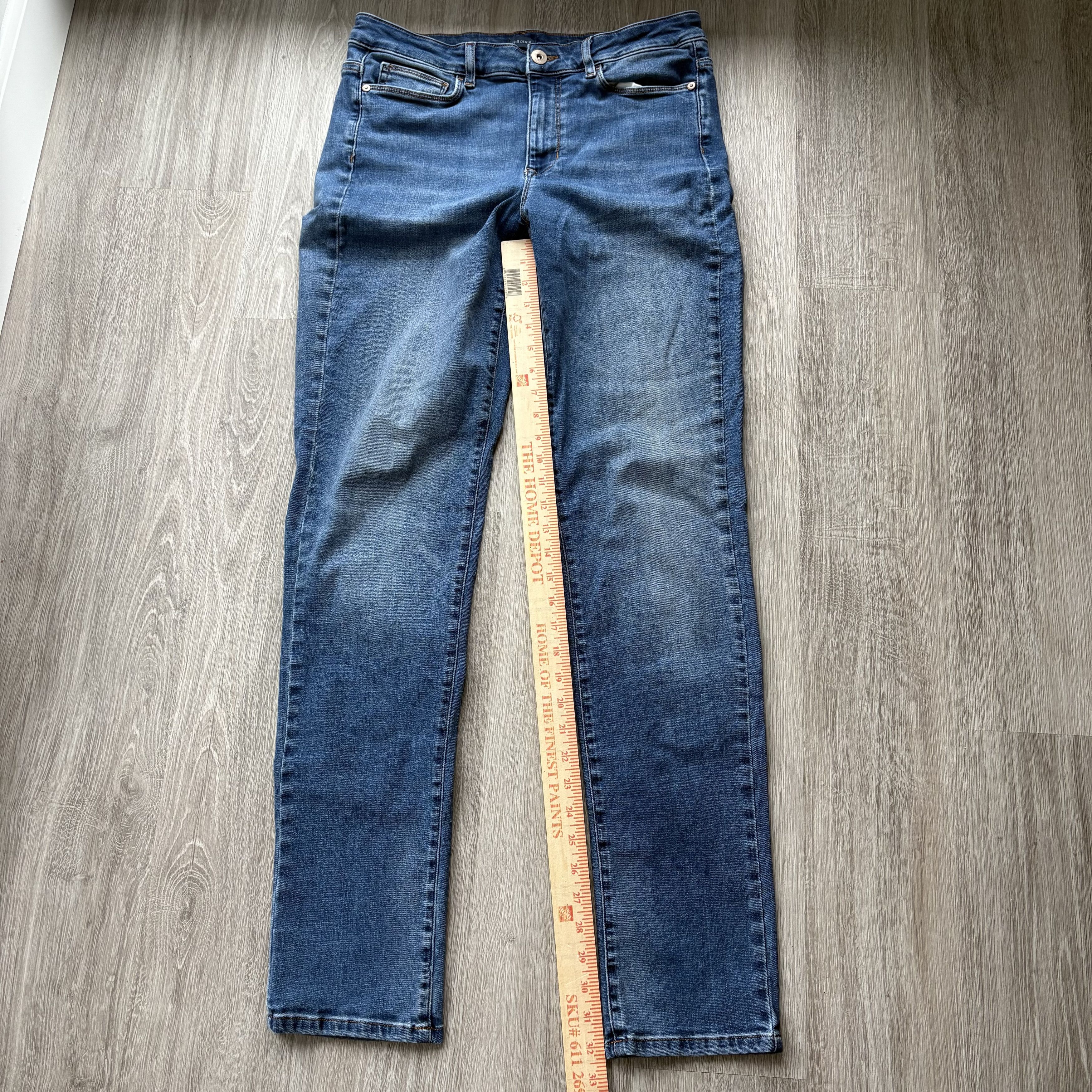 J. Jill J. Jill Boyfriend Straight Leg Ankle Denim Jeans 10T Size 32" / US 10 / IT 46 - 7 Thumbnail