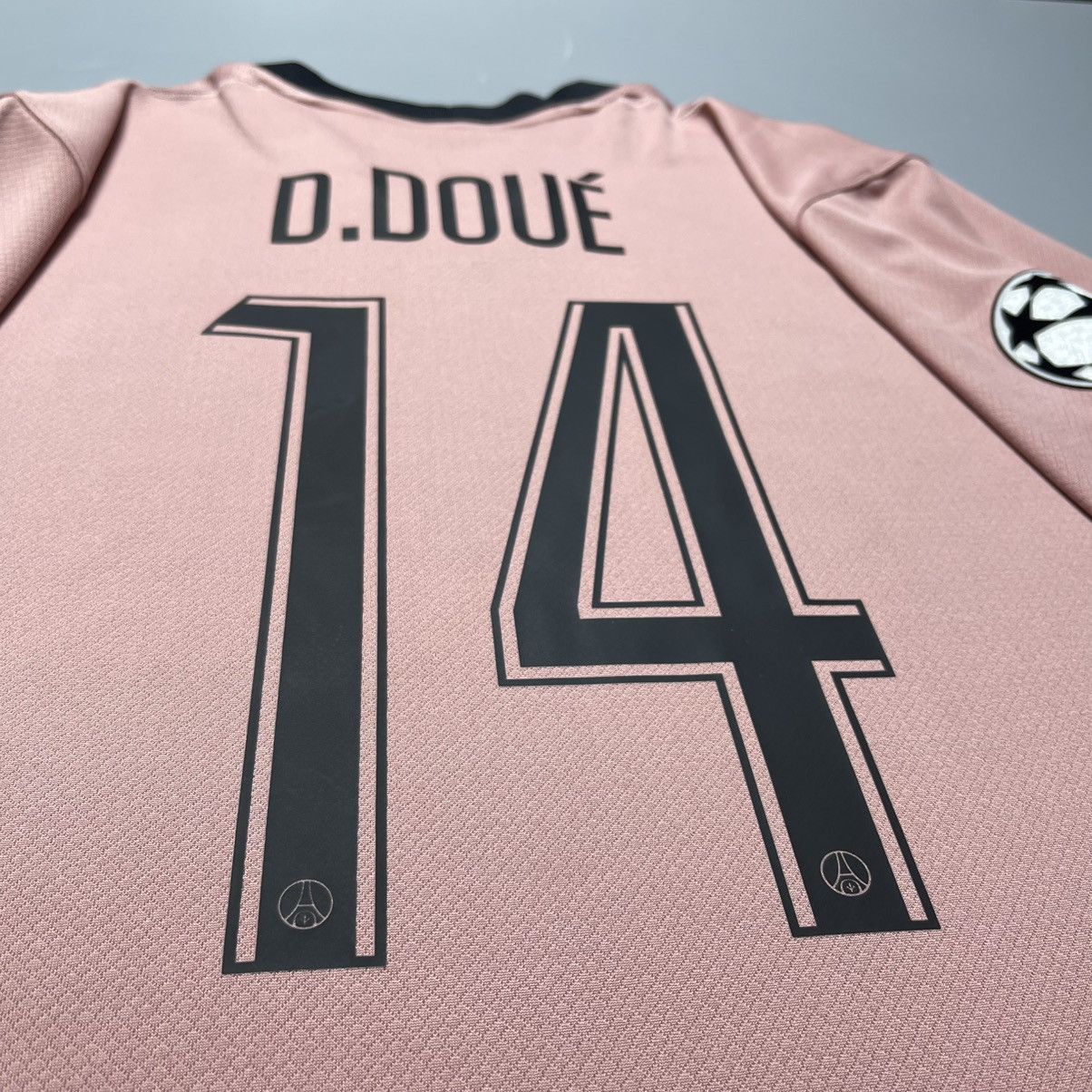 Nike NWT PSG NIKE 2024/2025 FOOTBALL THIRD JERSEY #14 DESIRE DOUE Size US L / EU 52-54 / 3 - 13 Thumbnail
