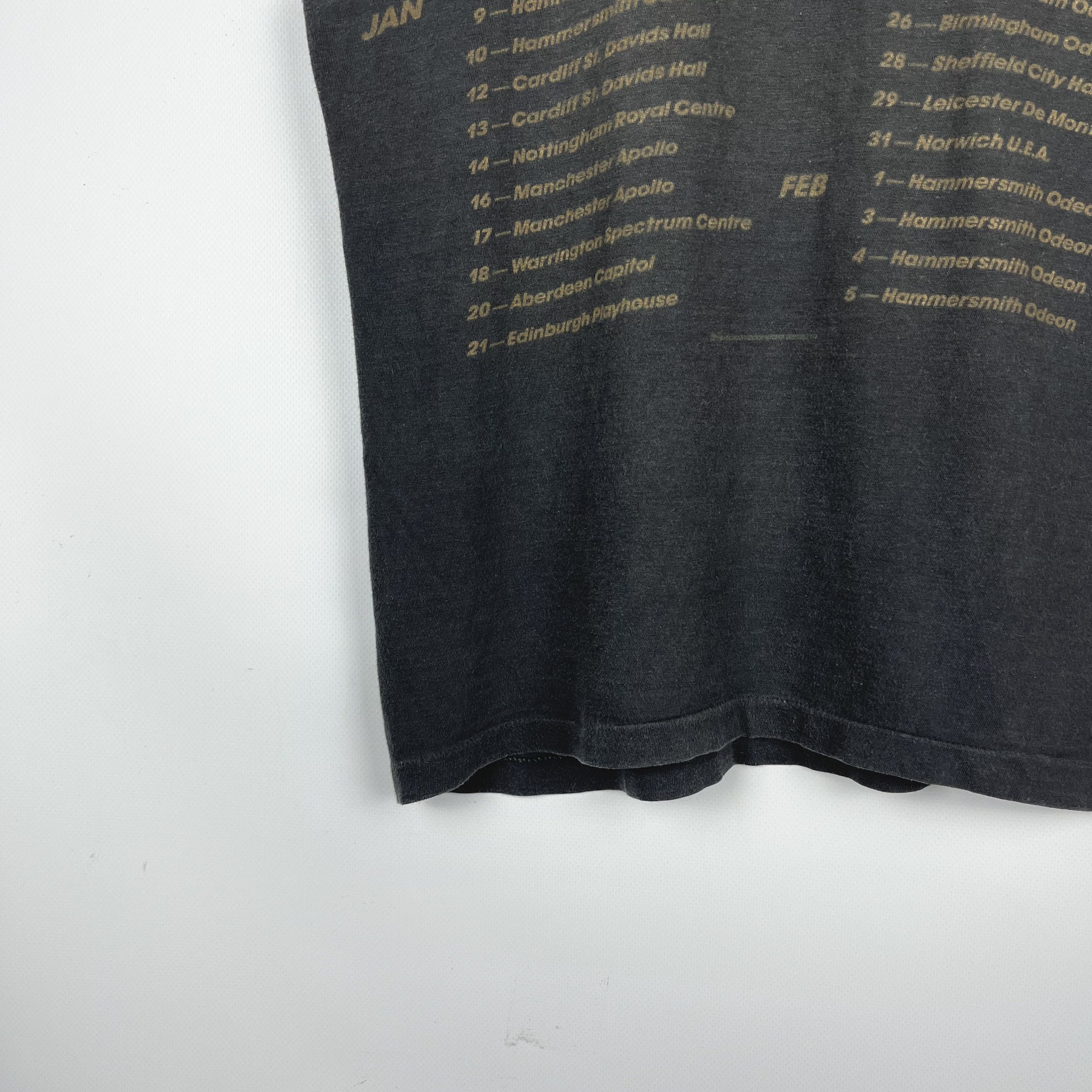 Band Tees Vintage Marillion Tour Rock Band Cropped T Shirt 1986 Size US M / EU 48-50 / 2 - 17 Thumbnail