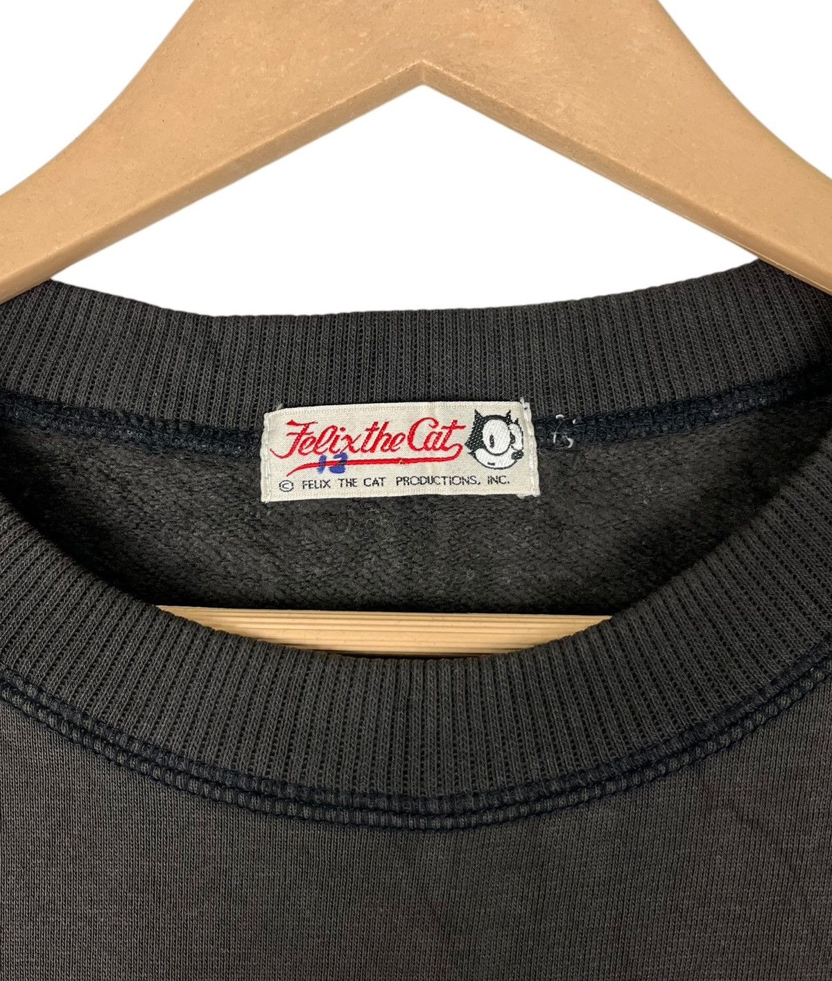 Anime × Cartoon Network × Vintage Vintage Felix The Cat Embroidery Sweatshirt Size US L / EU 52-54 / 3 - 7 Thumbnail