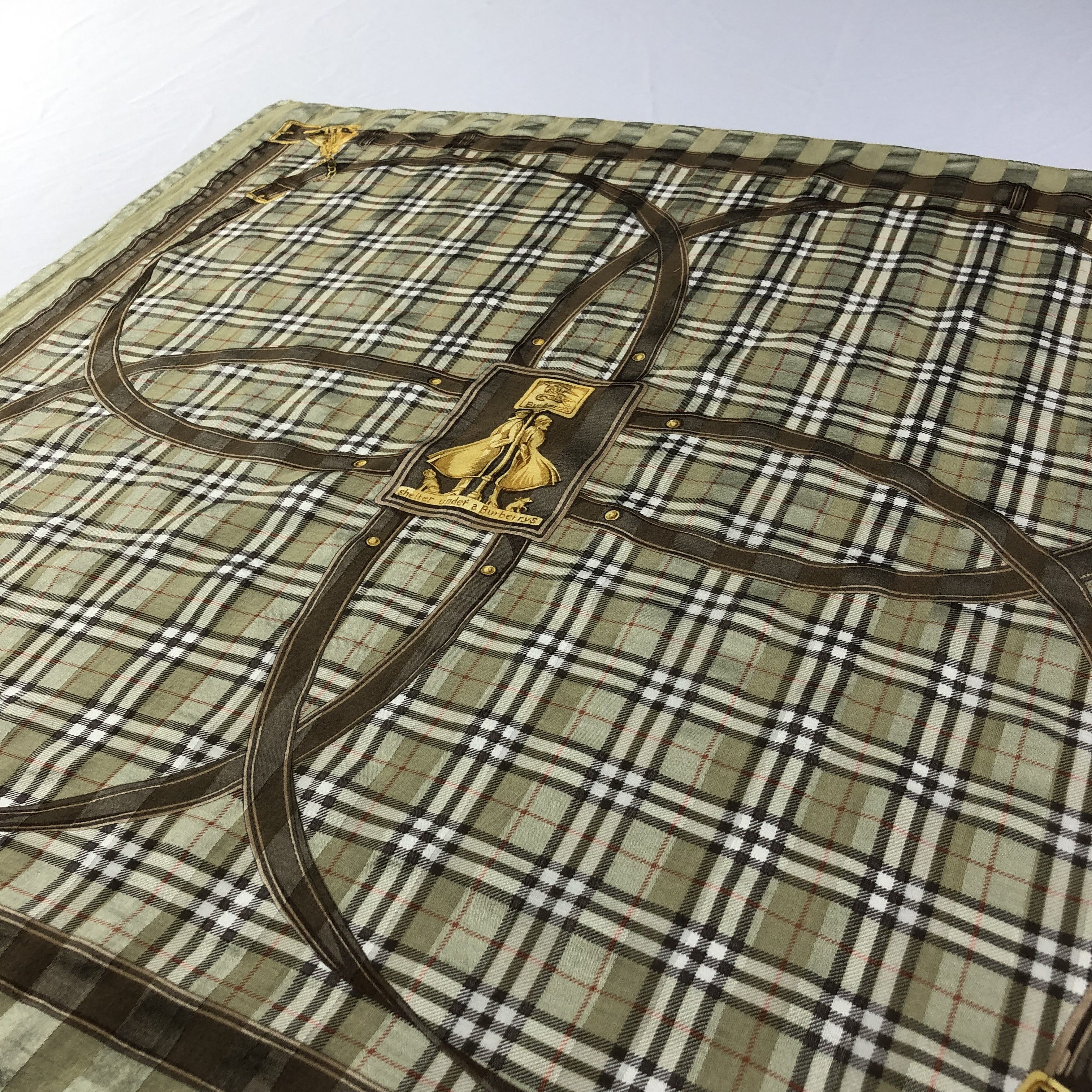Burberry Burberry Handkerchief Neckerchief Bandana H1558 Size ONE SIZE - 3 Thumbnail