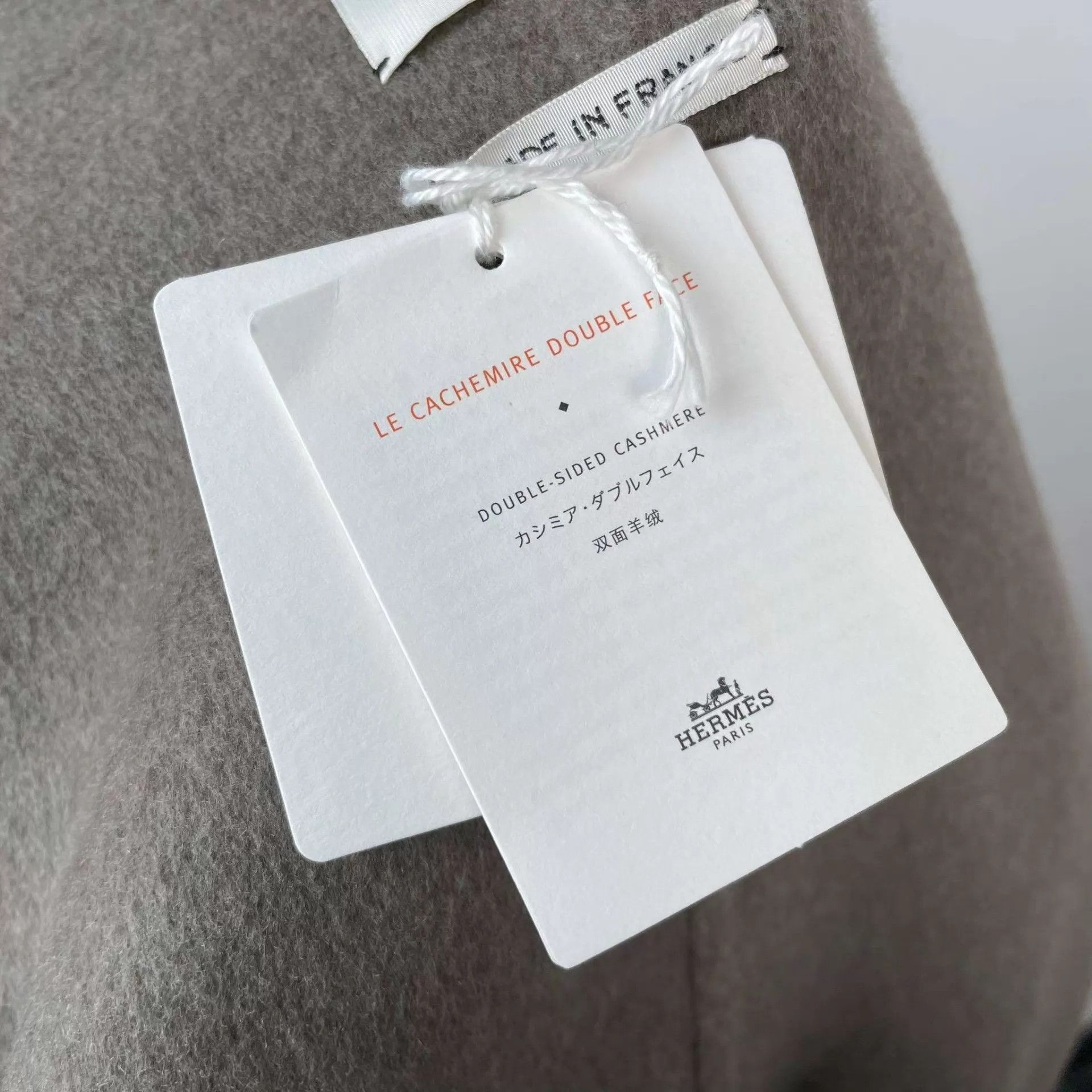 Hermes Hermès Gray Cashmere Coat 34 New with tags Size XS / US 0-2 / IT 36-38 - 4 Thumbnail