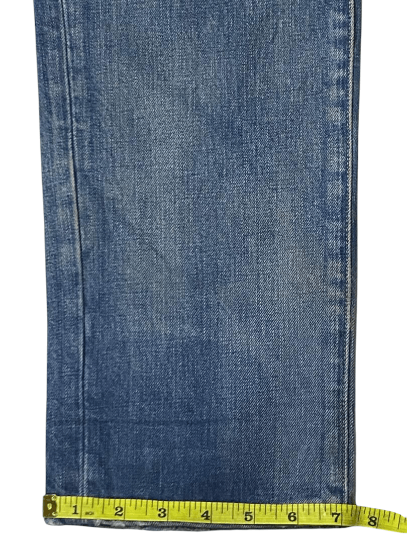 If Six Was Nine × Japanese Brand Vintage Japanese Brand Red Card Blue Washed Distressed Jeans Size US 36 / EU 52 - 17 Thumbnail