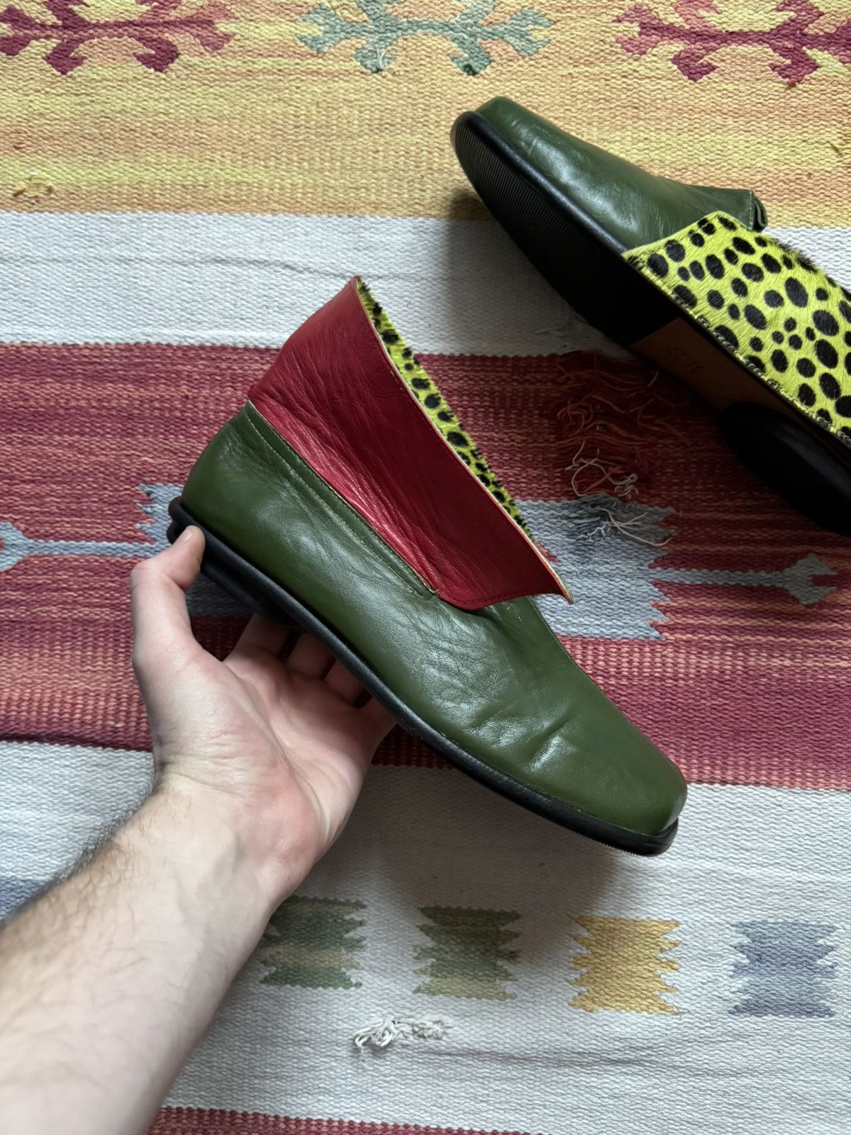 Genuine Leather Vintage Zurkinden Chaussures y2k Low Genuine Leather Shoes Size US 10 / IT 40 - 8 Thumbnail