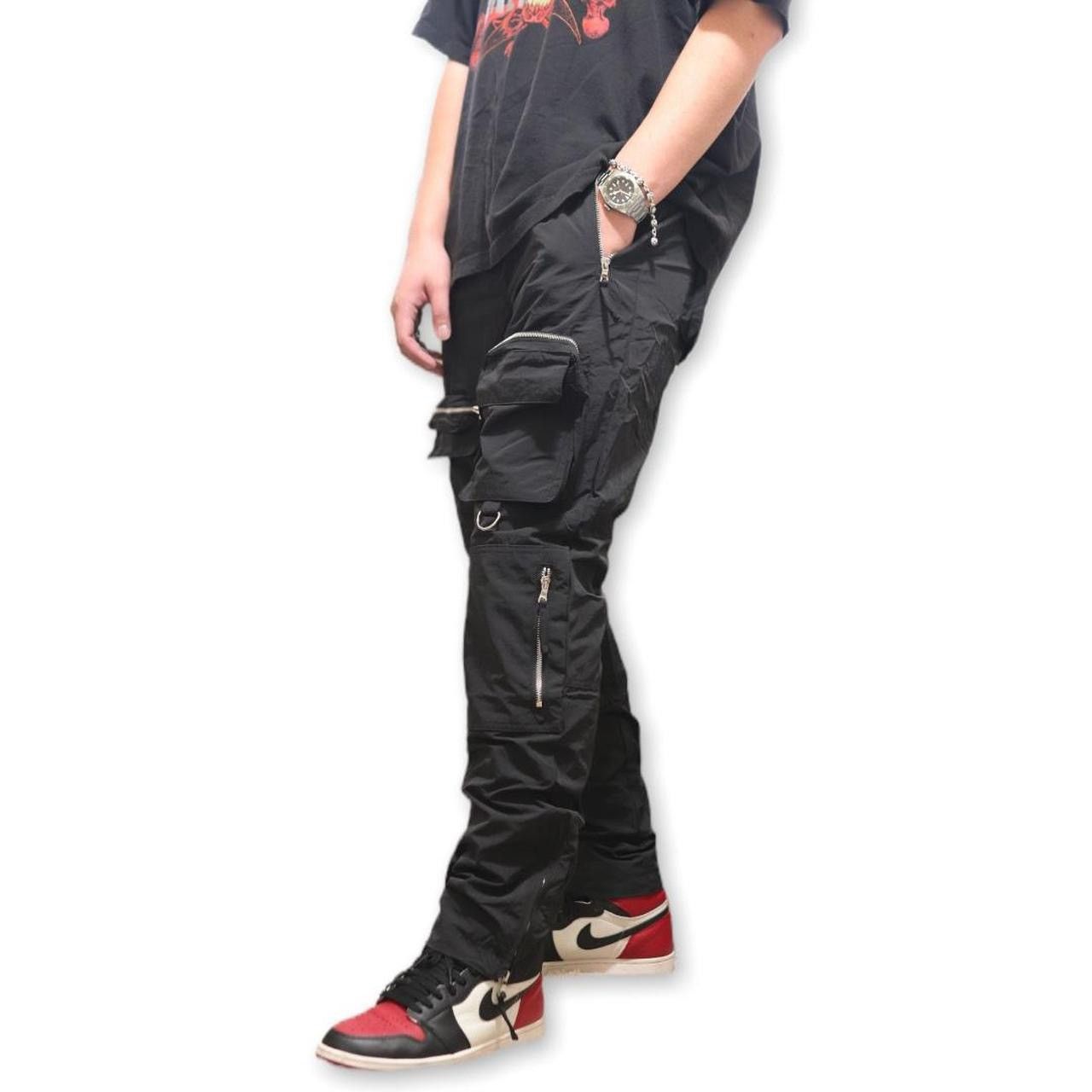 Vintage Tactical Combat Cargo Pants Black Size US 34 / EU 50 - 4 Thumbnail
