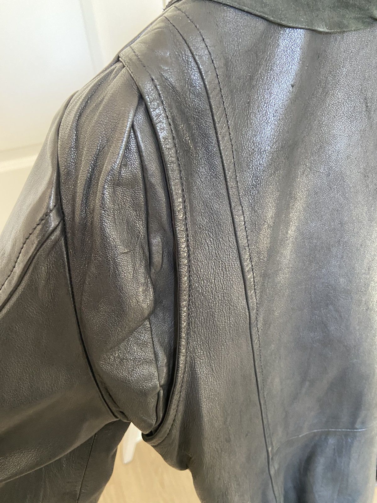 5351 POUR LES HOMMES 5351 Leather Zip Jacket Size US M / EU 48-50 / 2 - 10 Thumbnail