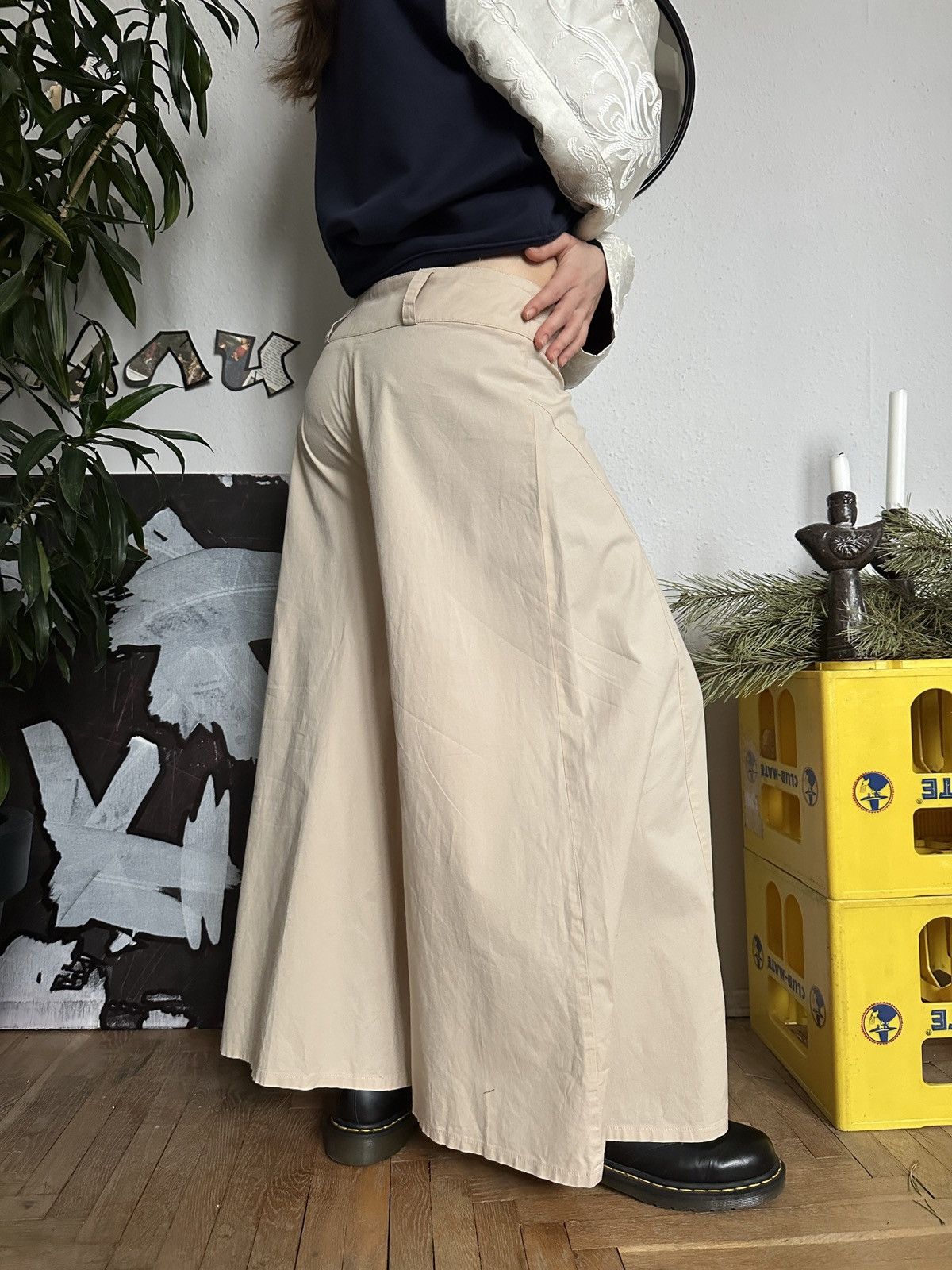 20471120 × Seditionaries Vintage Extra Flared Pants Parahcute Y2K Size 30" / US 8 / IT 44 - 5 Thumbnail