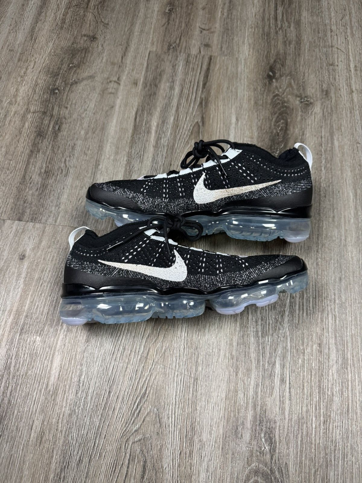 Nike Nike Air VaporMax 2023 Flyknit Black Blue Tint Size US 9 / EU 42 - 3 Thumbnail
