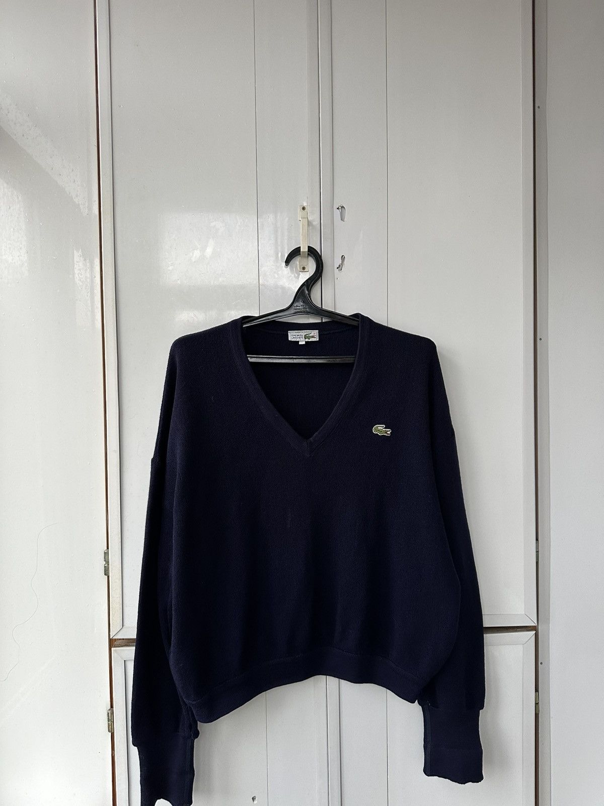 Lacoste 🇫🇷 Vintage Chemise Cardigan Lacoste Made in France Size US L / EU 52-54 / 3 - 1 Thumbnail