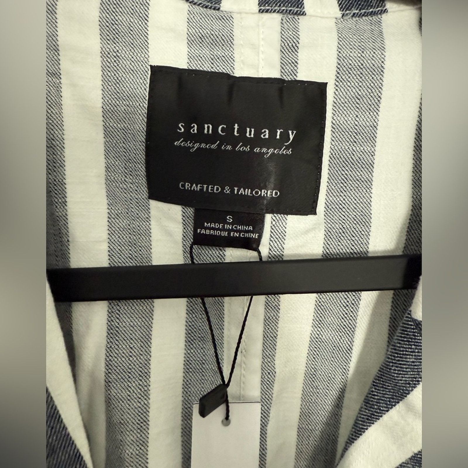 Sanctuary New Sanctuary Notched Collar Striped Blazer - S - $139 Size S / US 4 / IT 40 - 6 Thumbnail