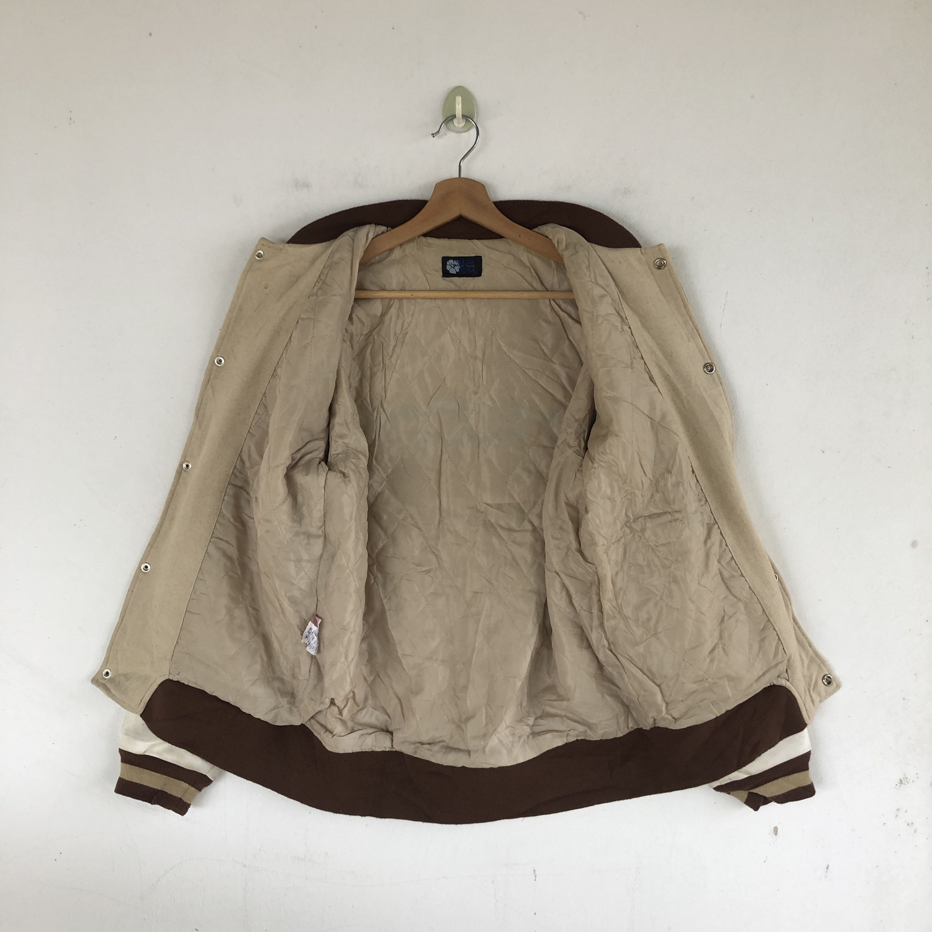 Other Vintage Alba Rosa Letterman Varsity Wool Leather Jackets Size M / US 6-8 / IT 42-44 - 9 Thumbnail