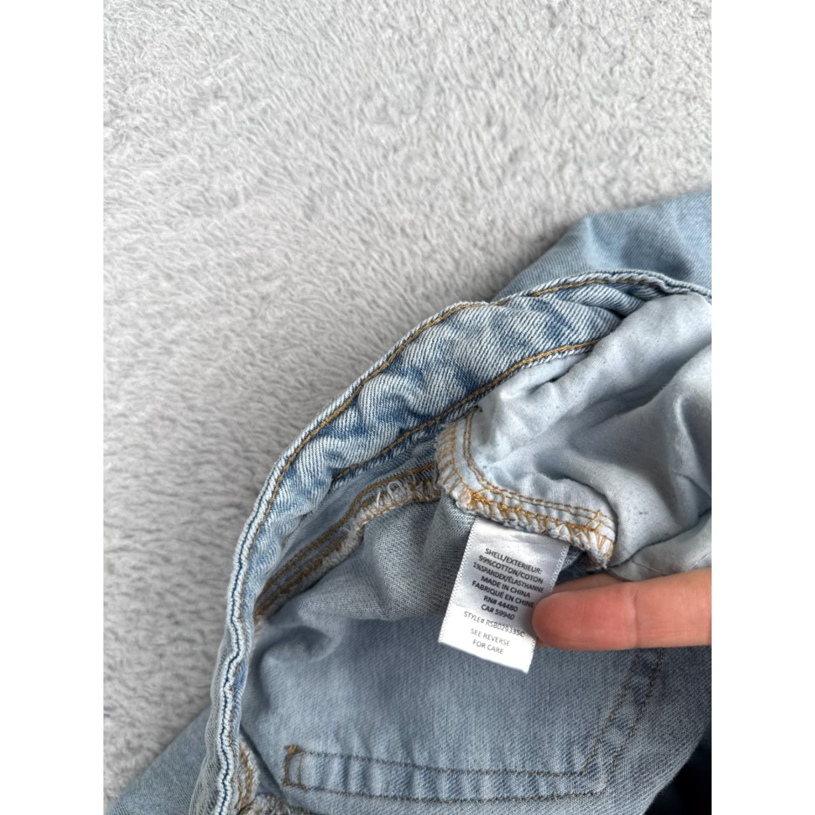 Vintage Vintage Tinseltown Women’s Jeans 9 Light Blue Denim Wide Leg High Rise 28x30 Size 30" / US 8 / IT 44 - 7 Thumbnail