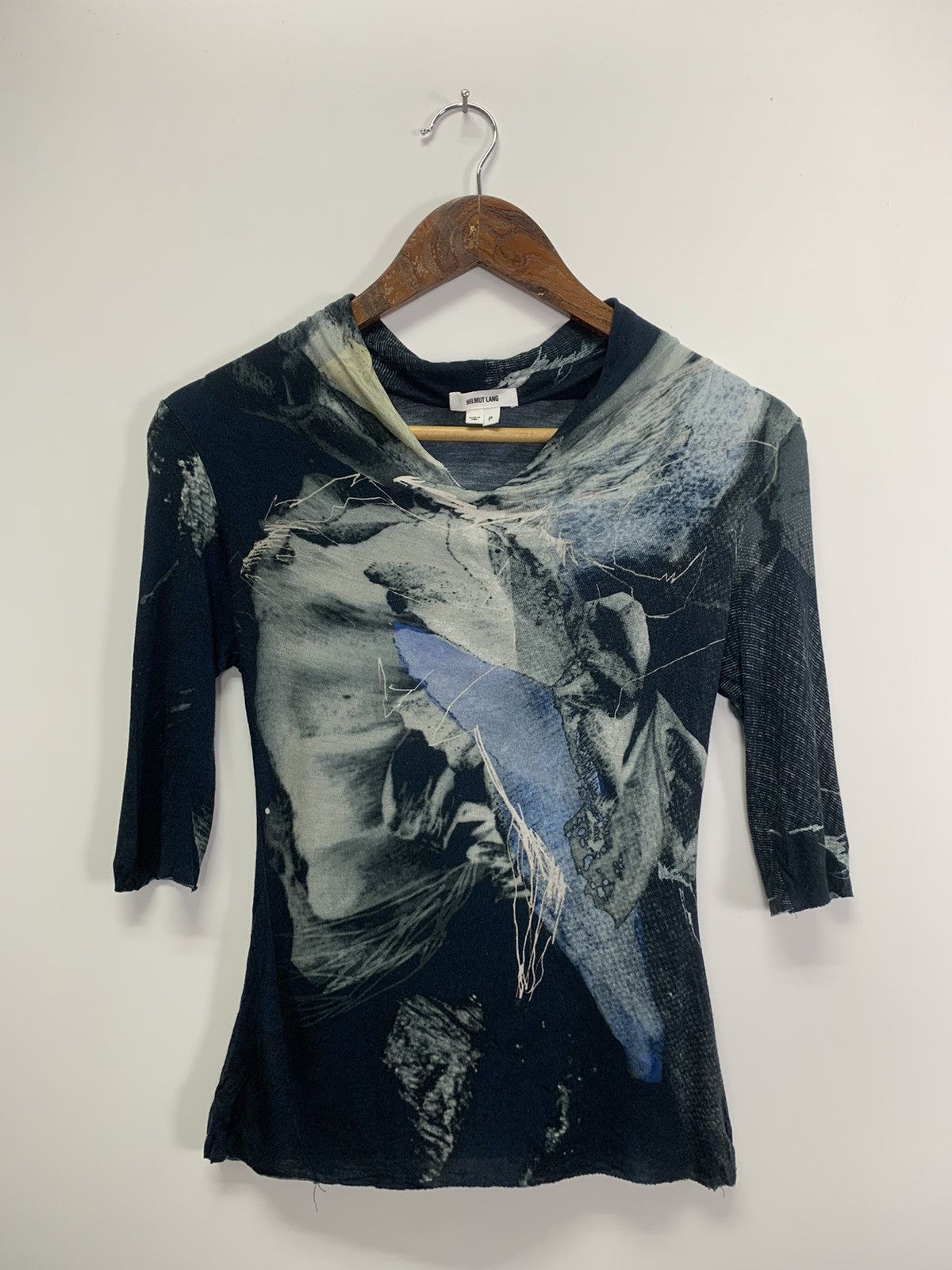 Helmut Lang Helmut Lang Printed Midi Dress Size S / US 4 / IT 40 - 4 Thumbnail