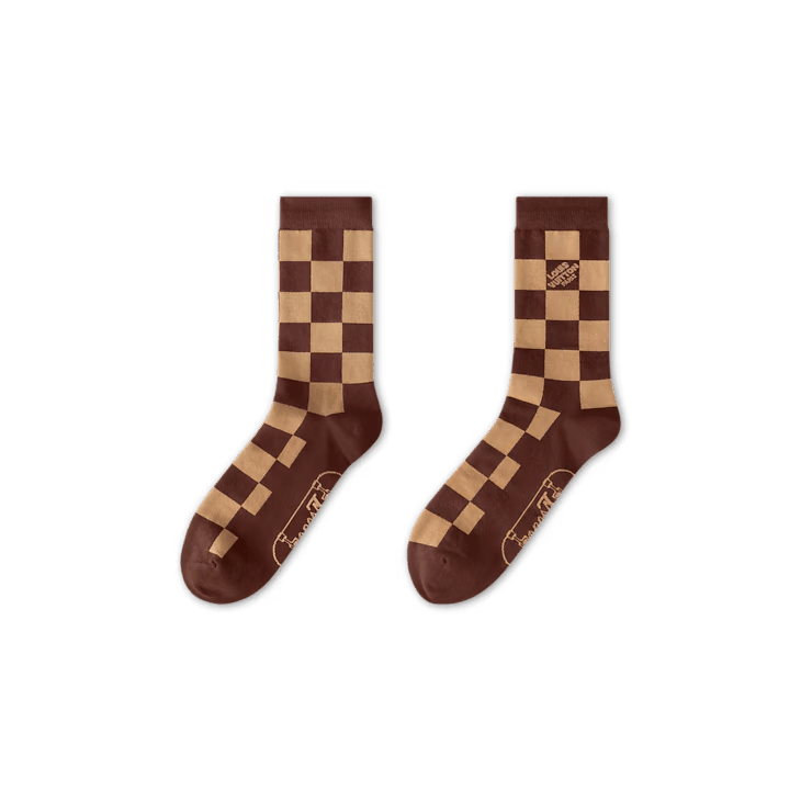 Louis Vuitton Damier Skate Socks (Large) Size ONE SIZE - 3 Thumbnail