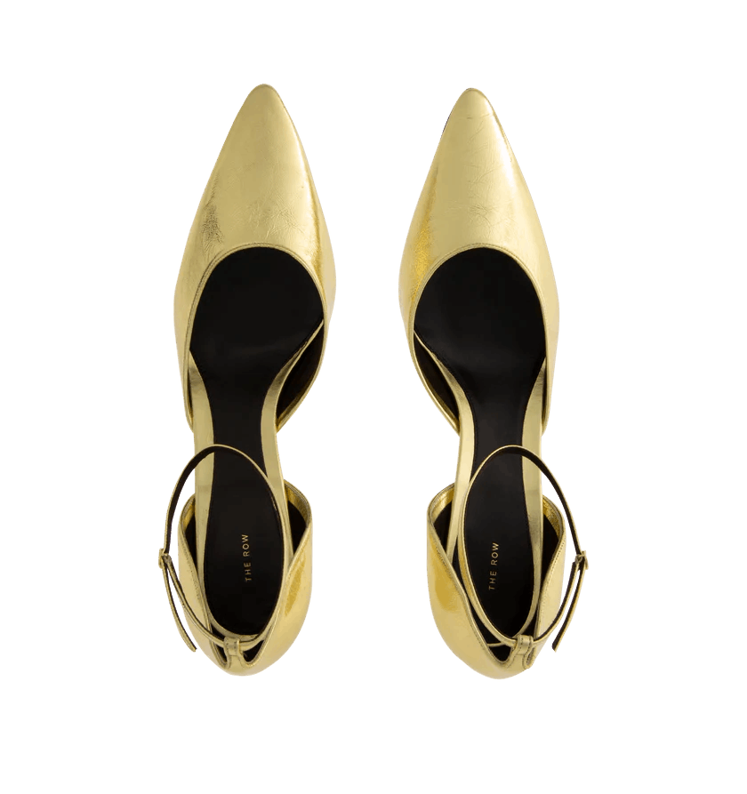The Row o1h1sh11225 Liisa D'orsay Pump in Golden Size US 8 / IT 38 - 4 Thumbnail