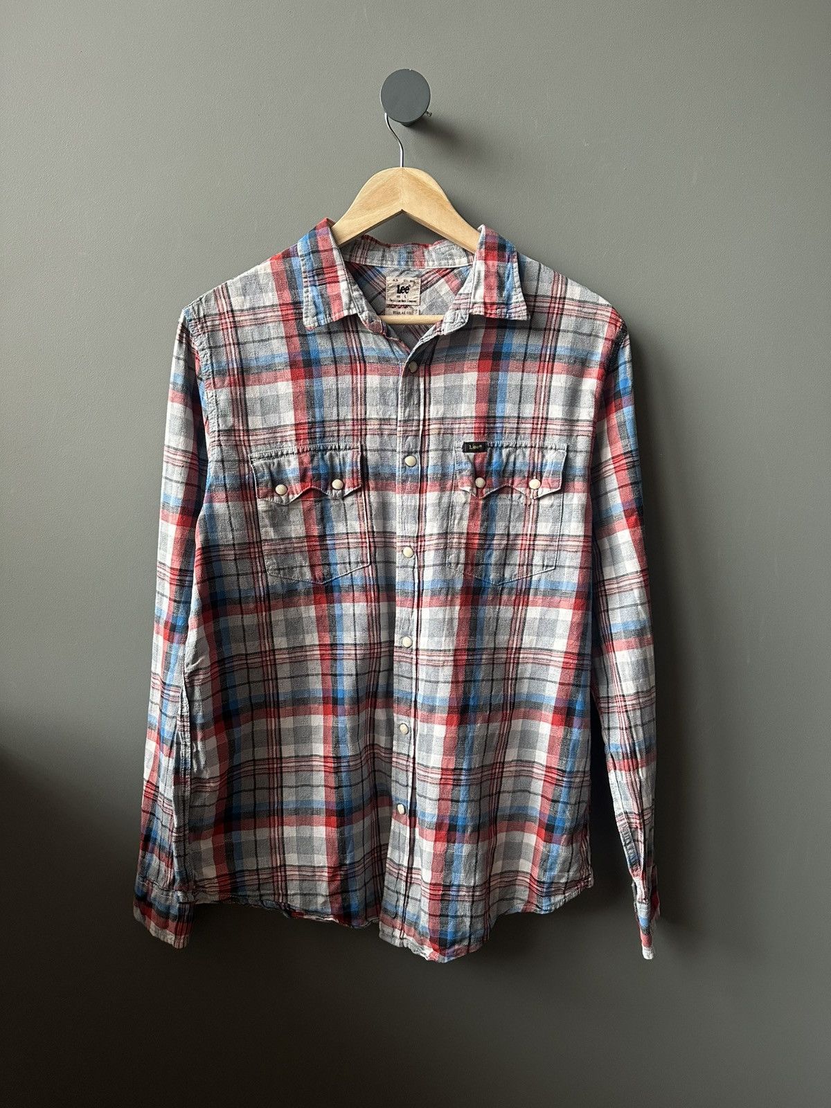 Lee Lee Western Check Cotton Shirt Size L Size US L / EU 52-54 / 3 - 1 Thumbnail
