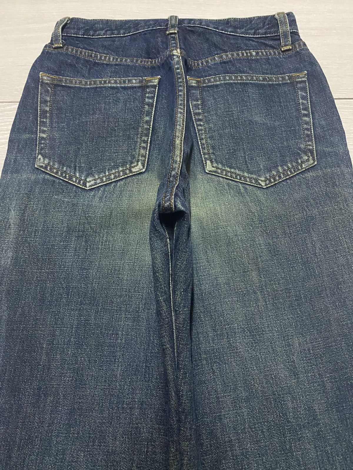 Japanese Brand Vintage Japanese Brand Mud Wash Frayer Baggy Jeans Size US 26 / EU 42 - 4 Thumbnail