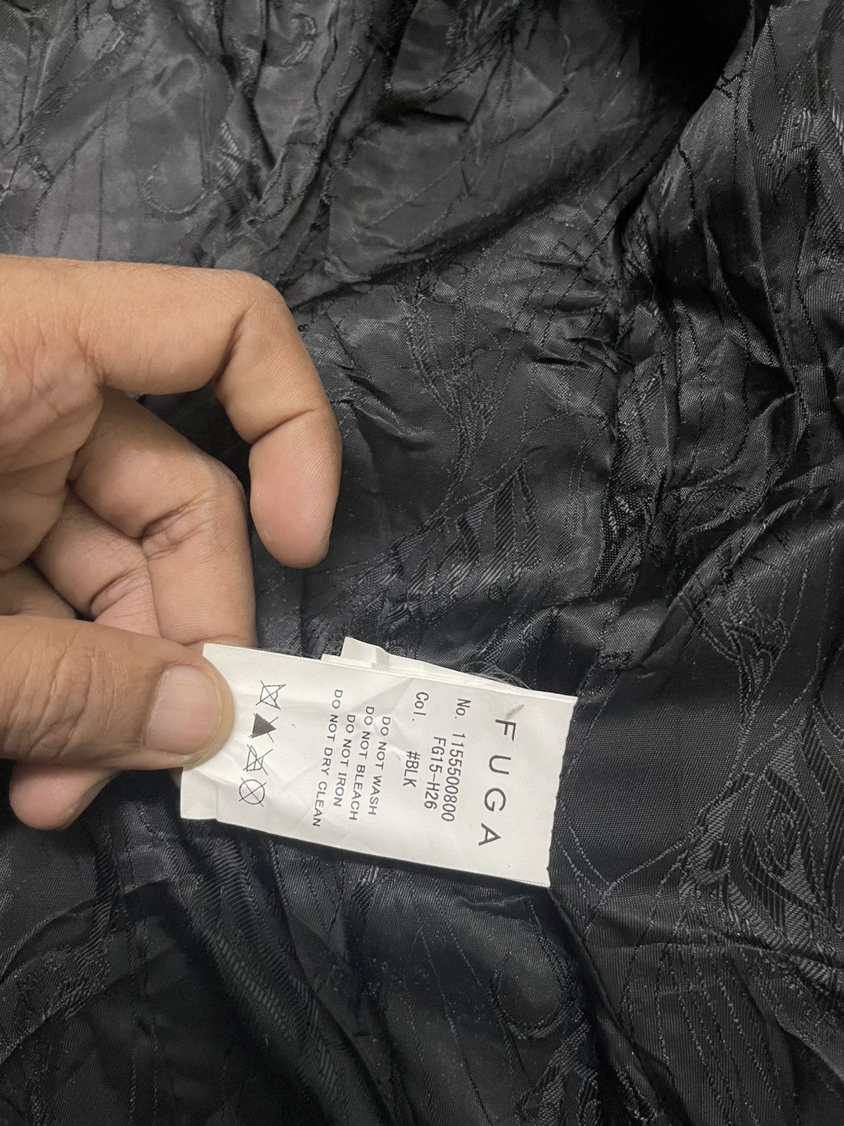 2000s GOSTAR DE FUGA COWHIDE AND SHEEP LEATHER JACKET RARE