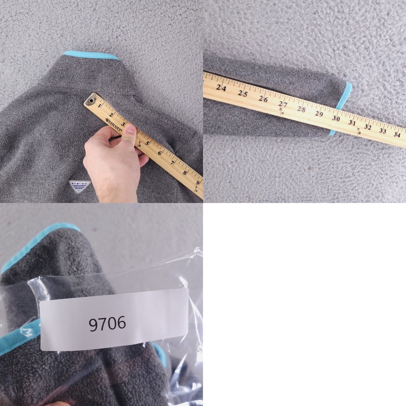Vintage Columbia Sweater Womens Small Gray Fleece Polyester Pullover Size S / US 4 / IT 40 - 8 Thumbnail