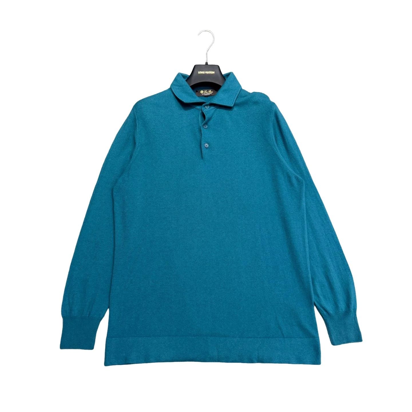 Loro Piana Loro Piana Teal Baby Cashmere Sweater Size 52 Size US L / EU 52-54 / 3 - 1 Thumbnail