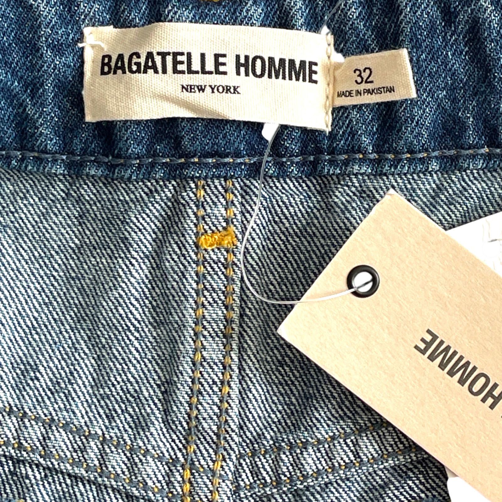 Other NWT Bagatelle Homme Jeans Mens 32x32 Baggy Leg Denim Size US 32 / EU 48 - 10 Thumbnail