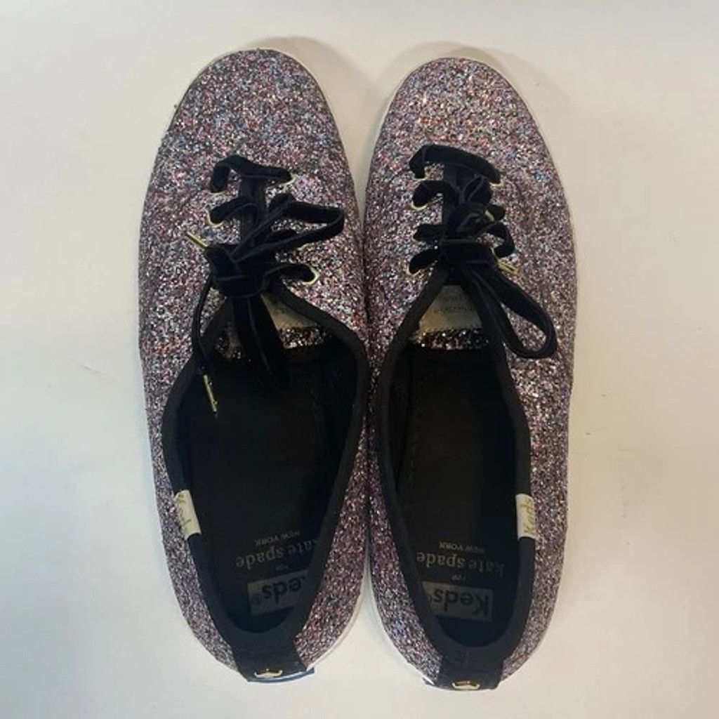 Kate Spade Kate Spade Keds Lace Up Champion Glitter Sneakers Women 10 Size US 10 / IT 40 - 6 Thumbnail